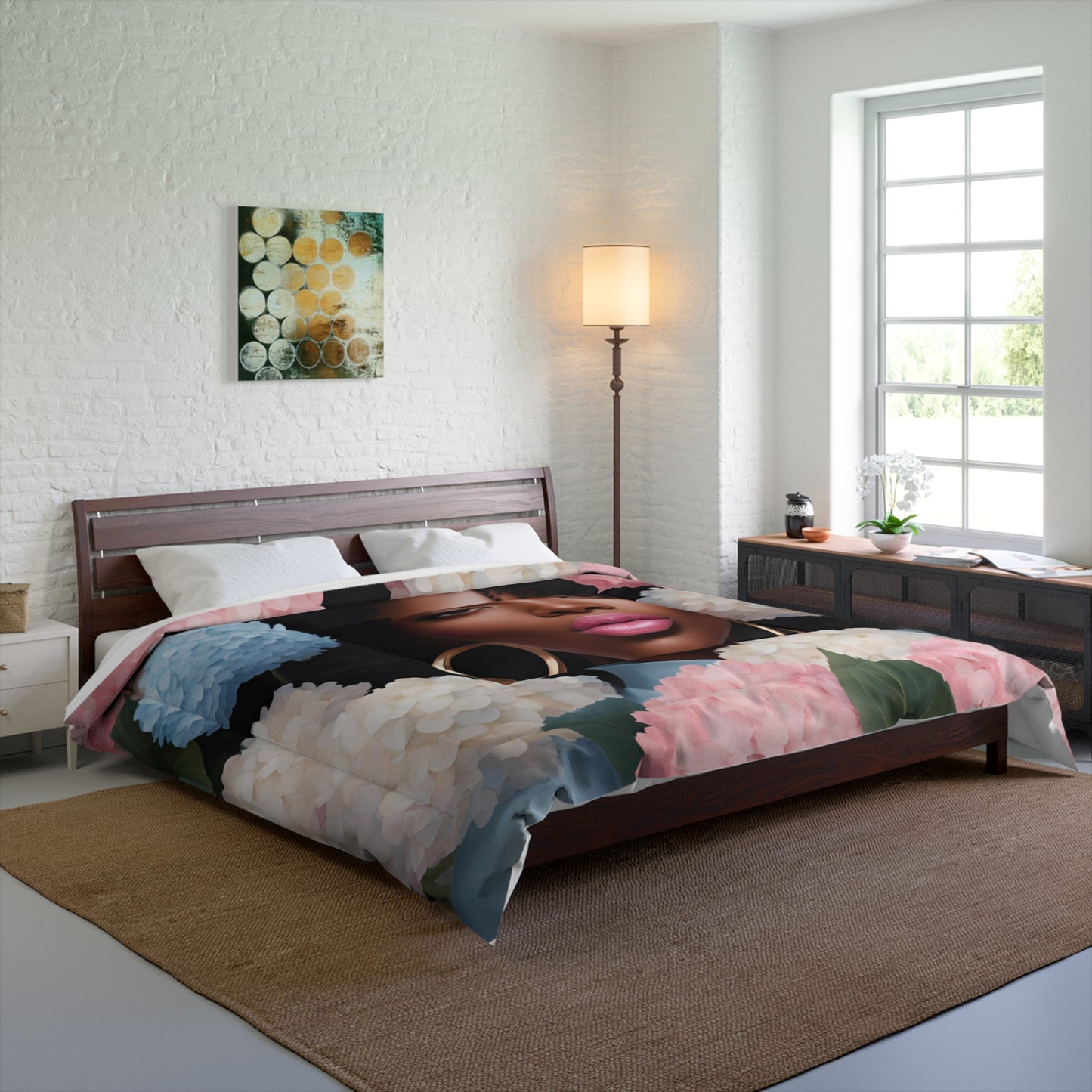 Afra Hydrangea Comforter