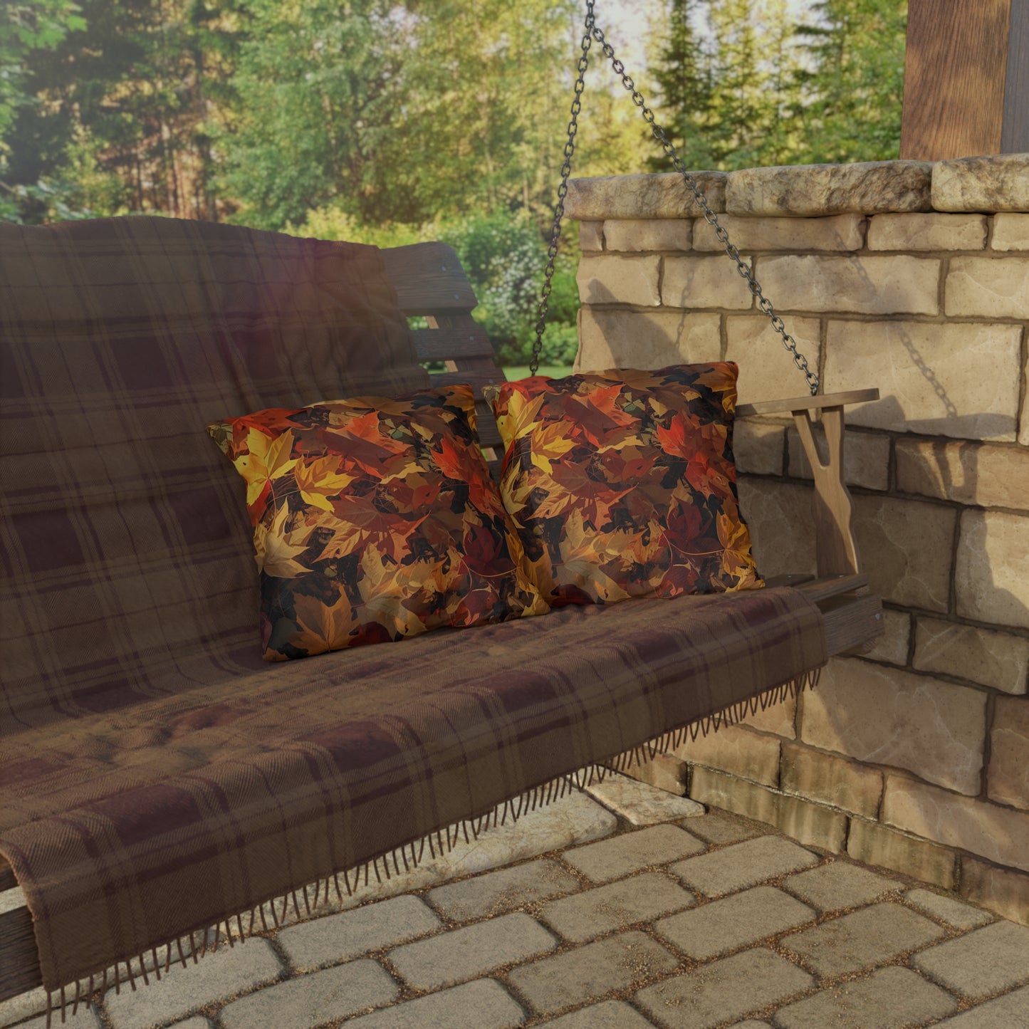 Autumn Leaves Outdoor Pillows Covers
