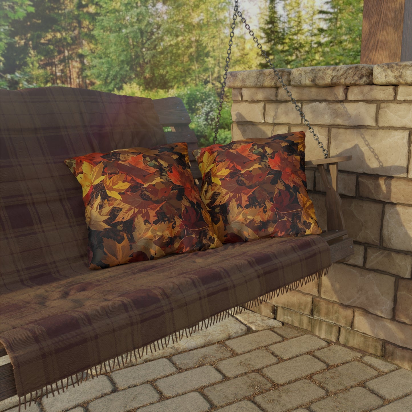 Autumn Leaves Outdoor Pillows Covers