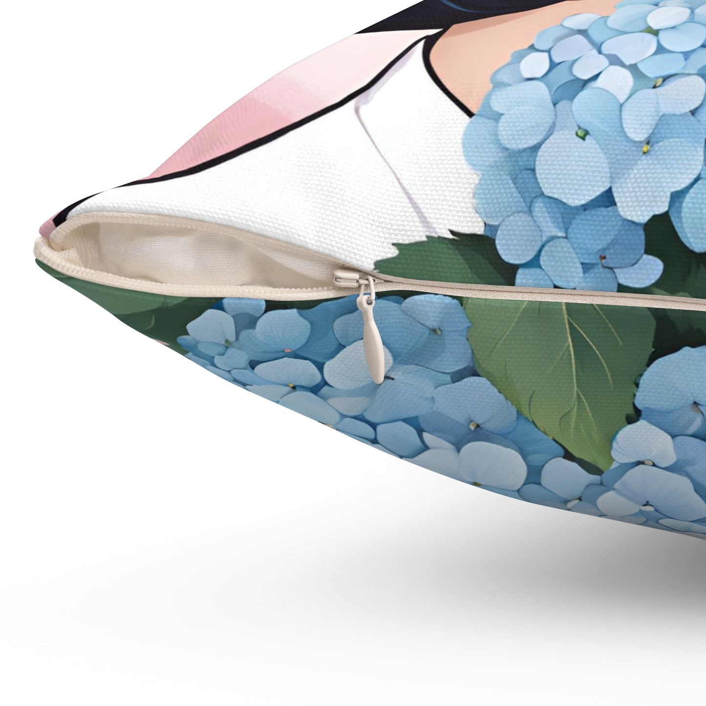 Raven Elegant Floral Art Pillow | Decorative Cushion for Home Décor