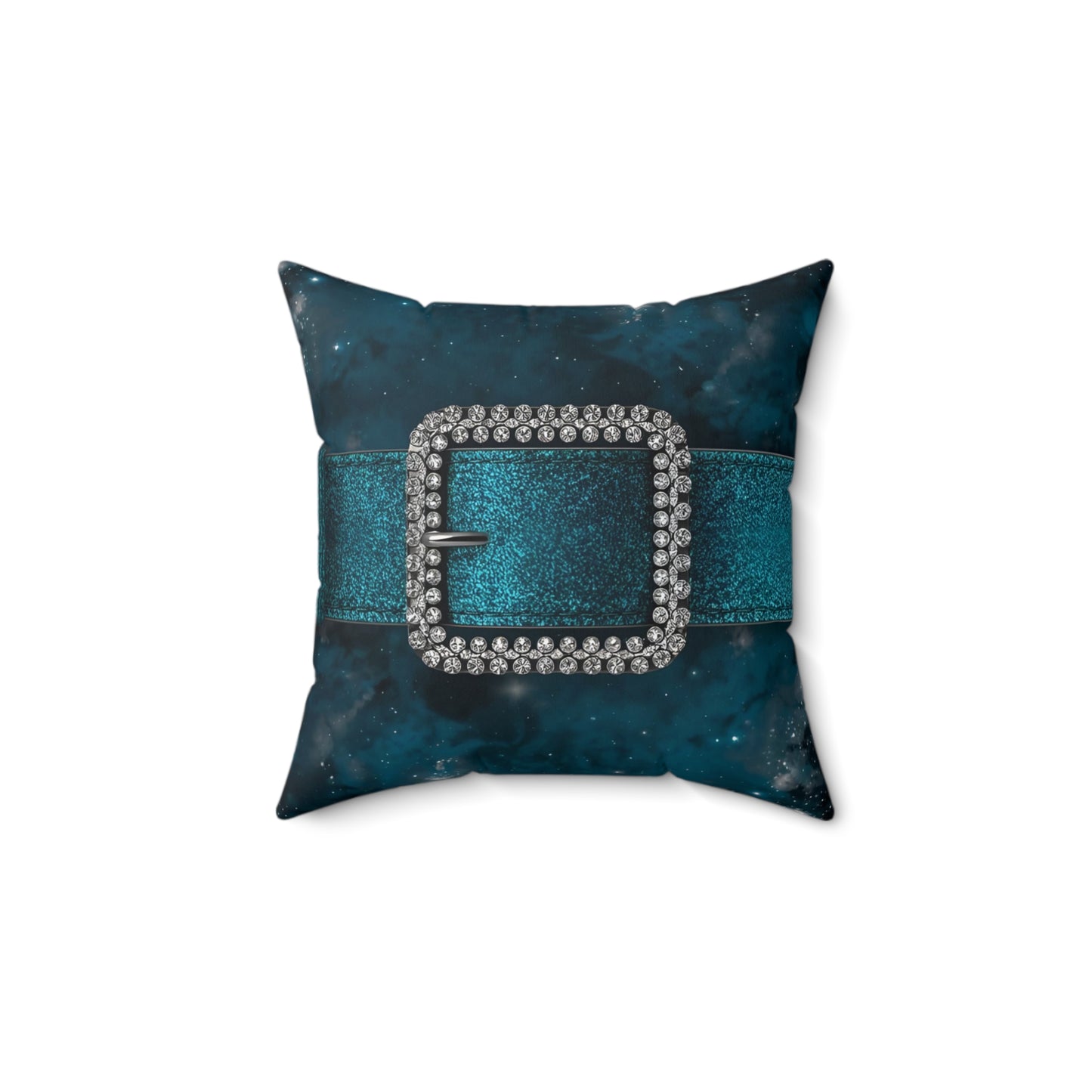 Glamorous Belt Buckle Decorative Pillow, Living Room Decor, Home Cushion, Gift for Her, Luxe Throw Pillow, Birthday Gift, Accent Pillows