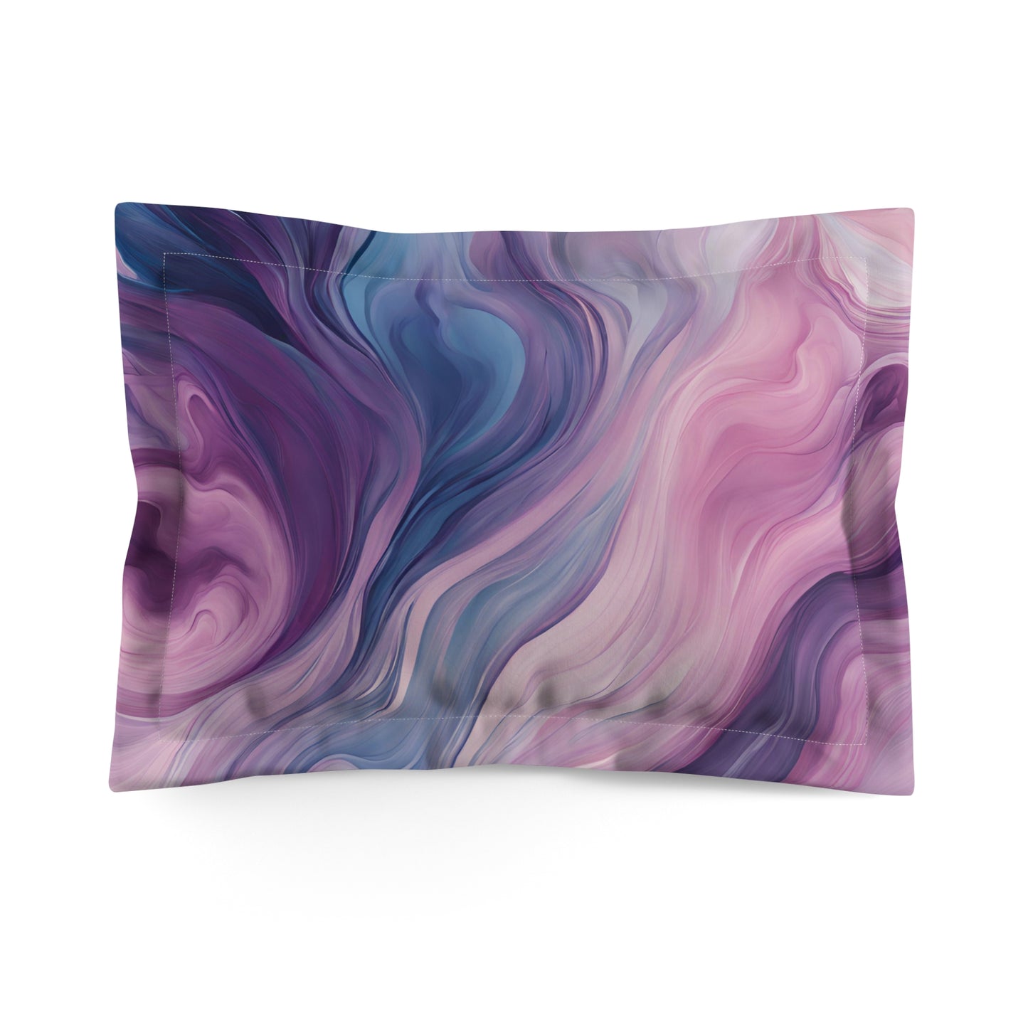 Purple Ocean Microfiber Pillow Sham