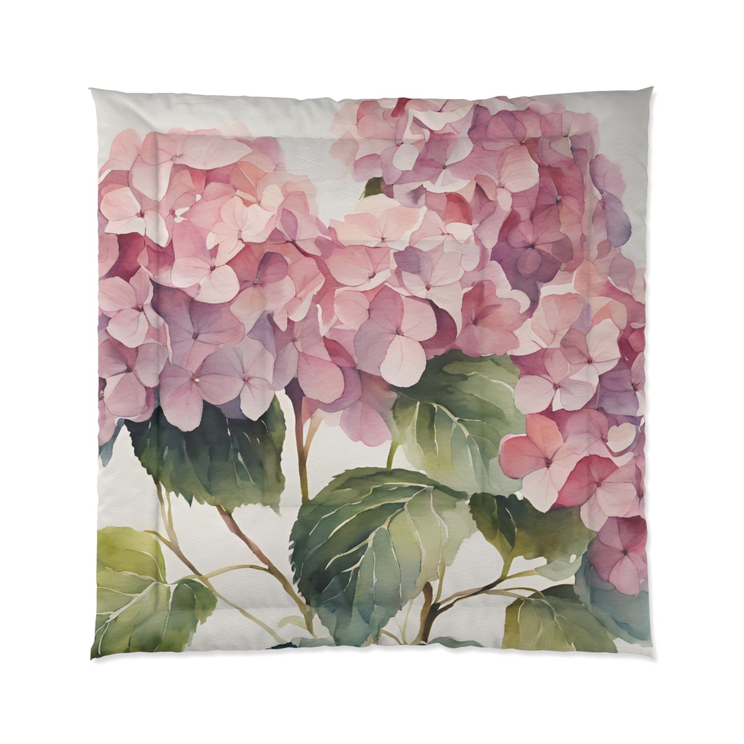 Country Floral Hydrangea Comforter