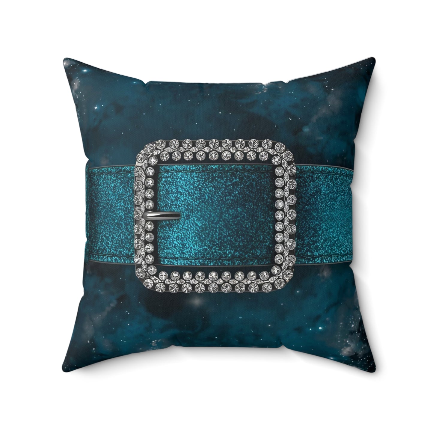 Glamorous Belt Buckle Decorative Pillow, Living Room Decor, Home Cushion, Gift for Her, Luxe Throw Pillow, Birthday Gift, Accent Pillows