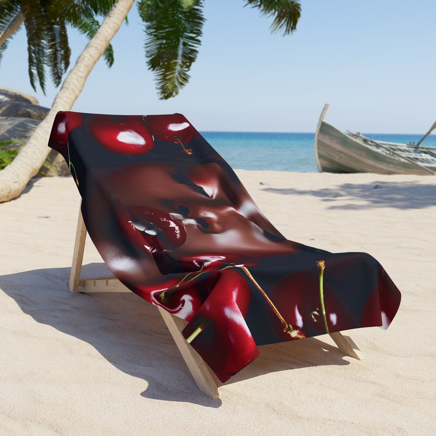Cherry Fantasy Beach Towel