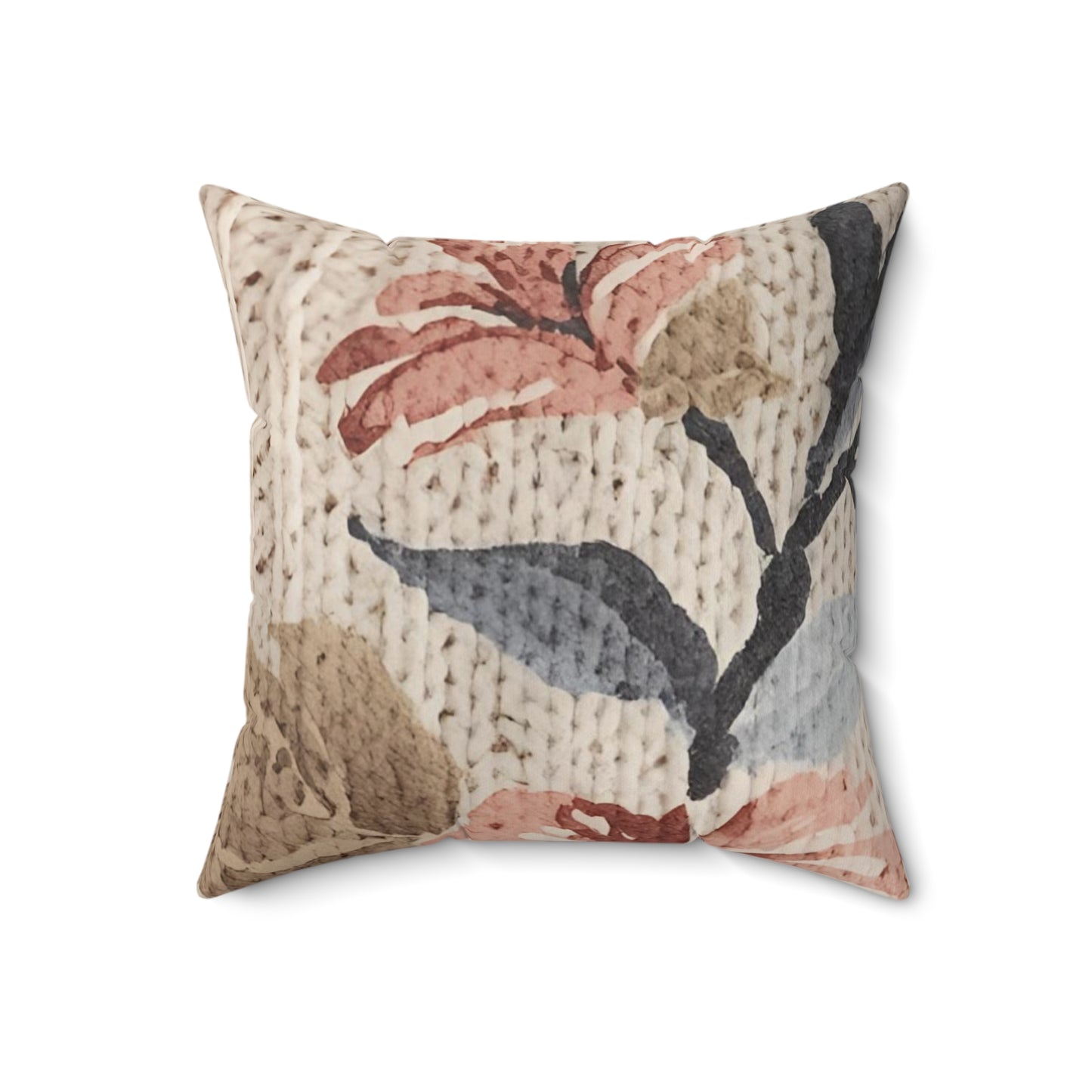 Cottage Rose Square Pillow