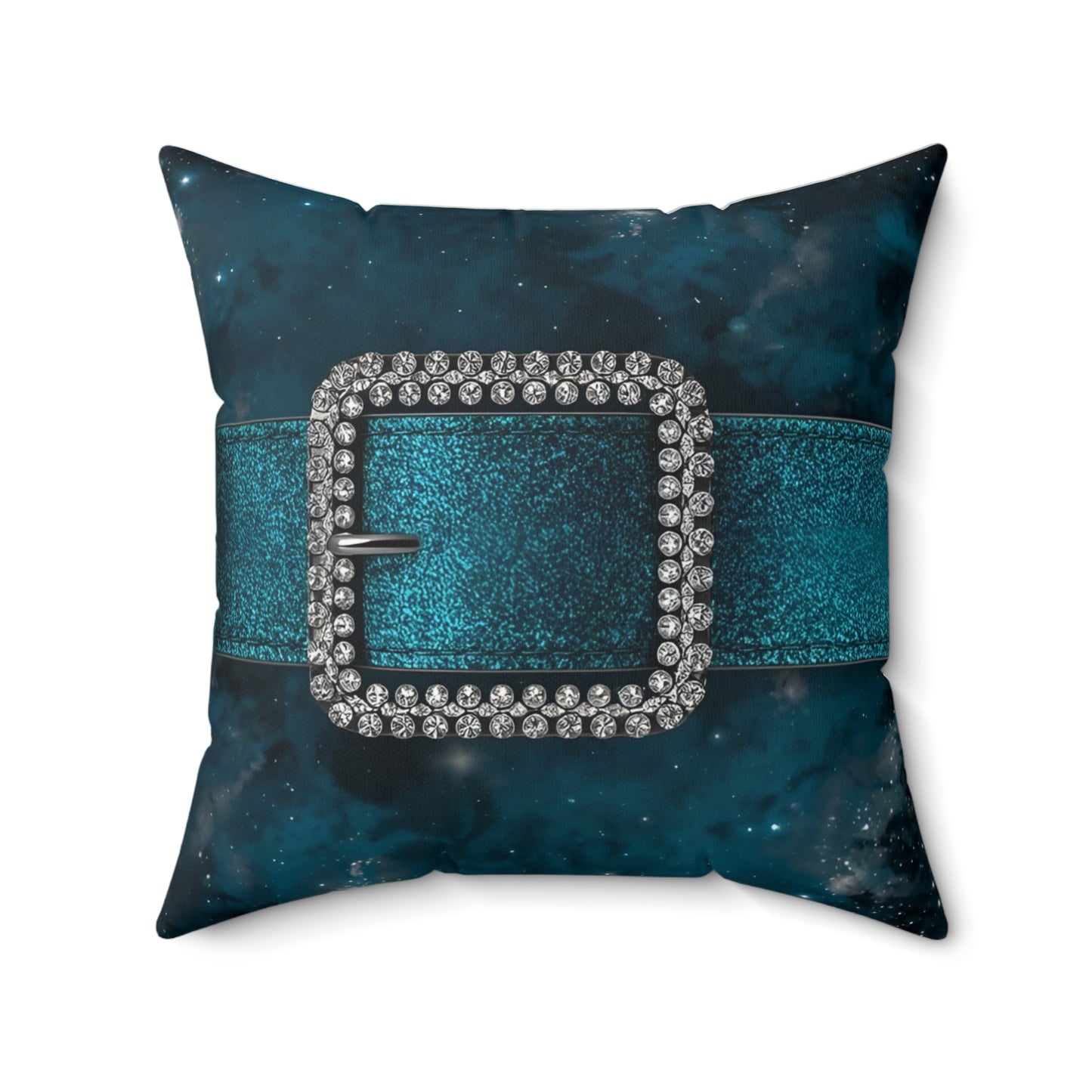 Glamorous Belt Buckle Decorative Pillow, Living Room Decor, Home Cushion, Gift for Her, Luxe Throw Pillow, Birthday Gift, Accent Pillows