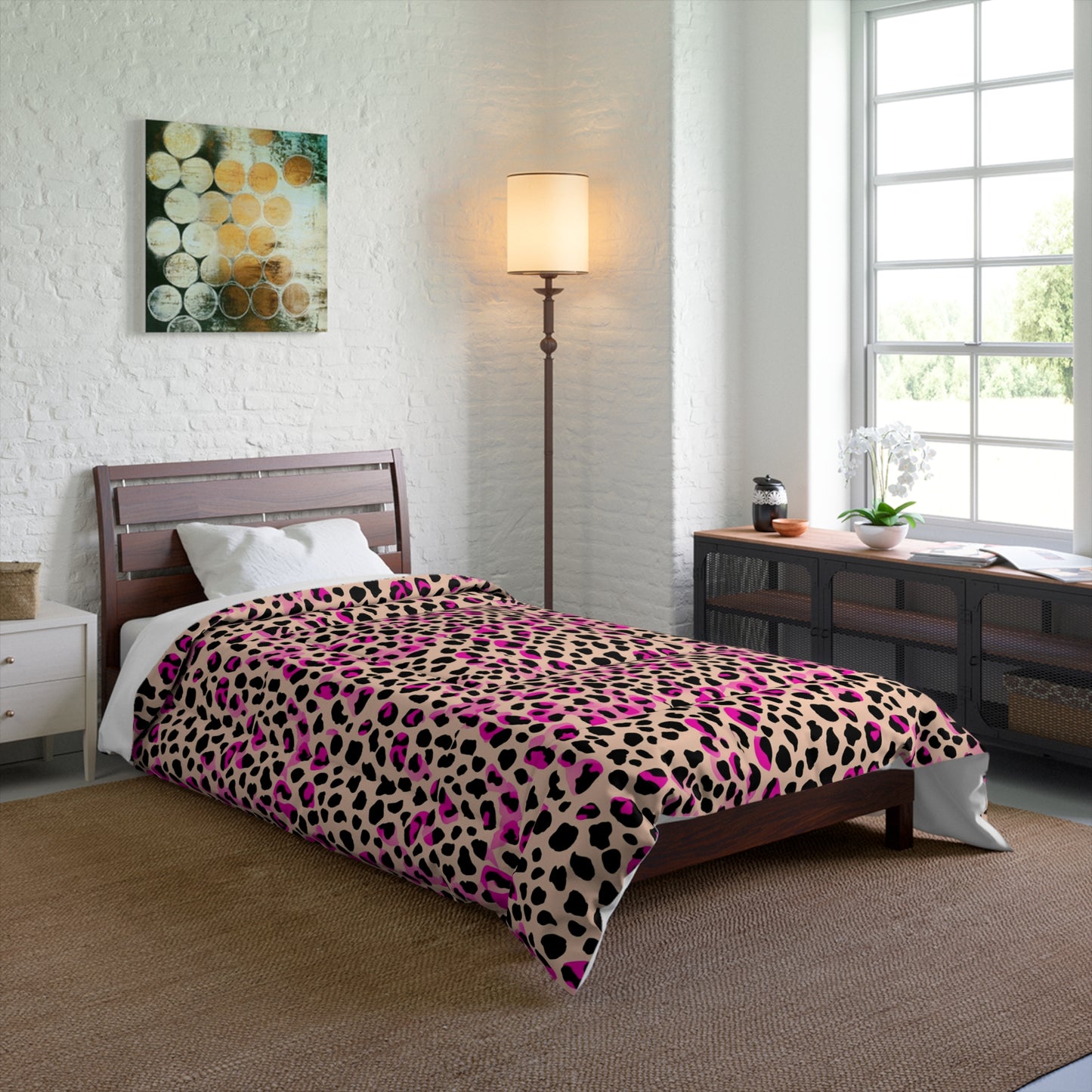 Pink Pretty Cheetah Comforter
