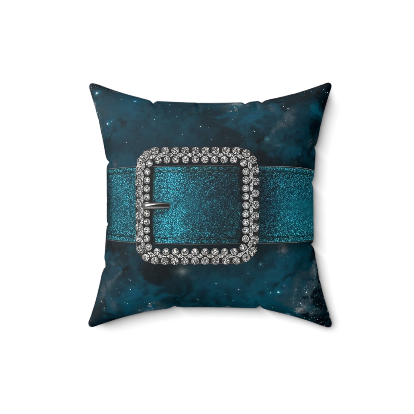 Glamorous Belt Buckle Decorative Pillow, Living Room Decor, Home Cushion, Gift for Her, Luxe Throw Pillow, Birthday Gift, Accent Pillows