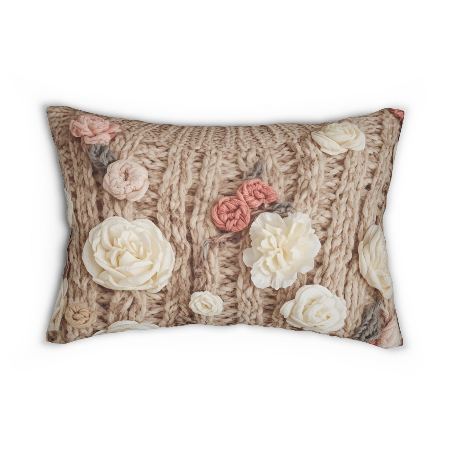Cottage Rose Lumbar Pillow