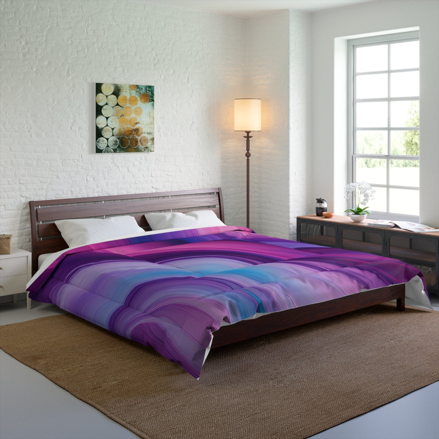 Vibrant Gradient Comforter