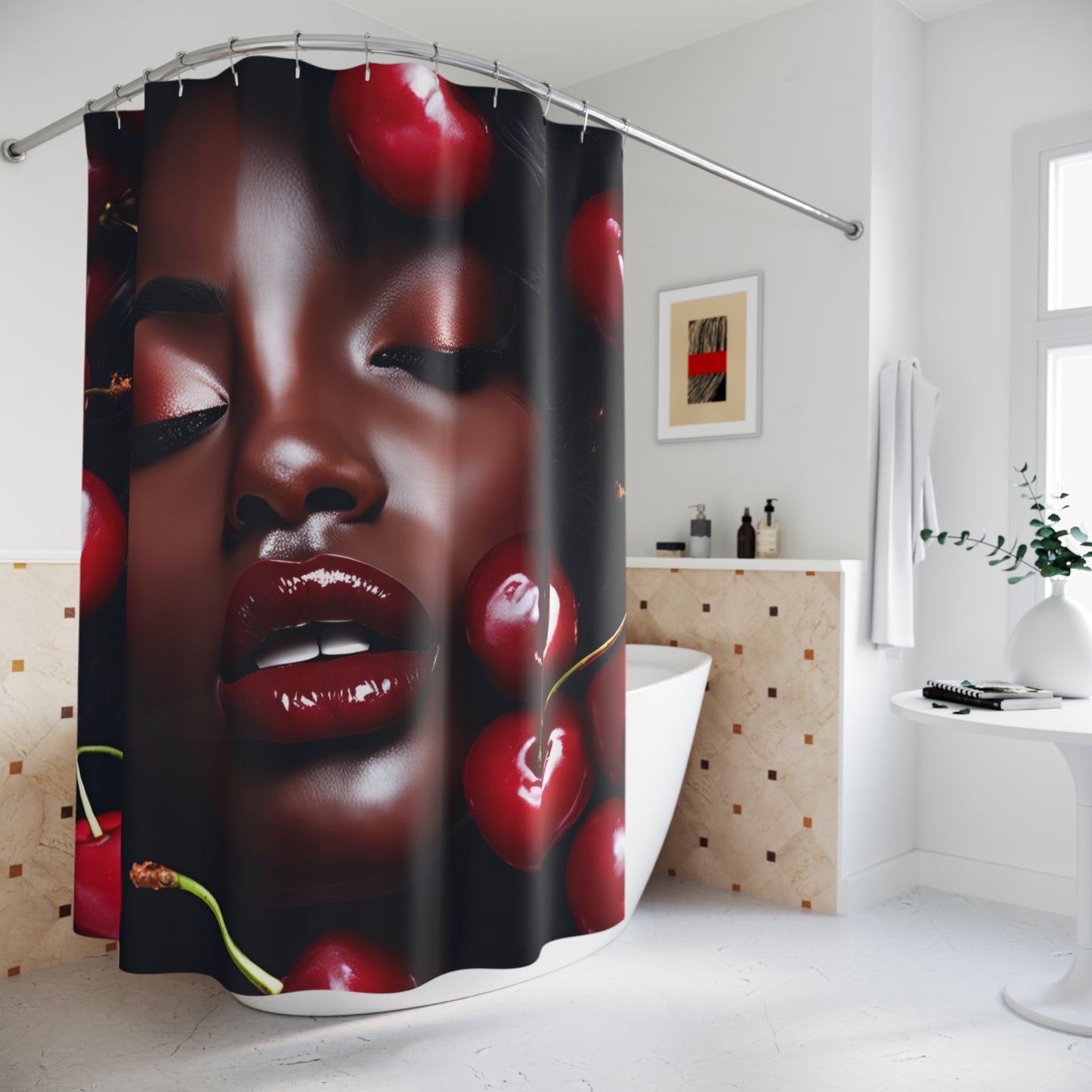 Cherry Fantasy Shower Curtains