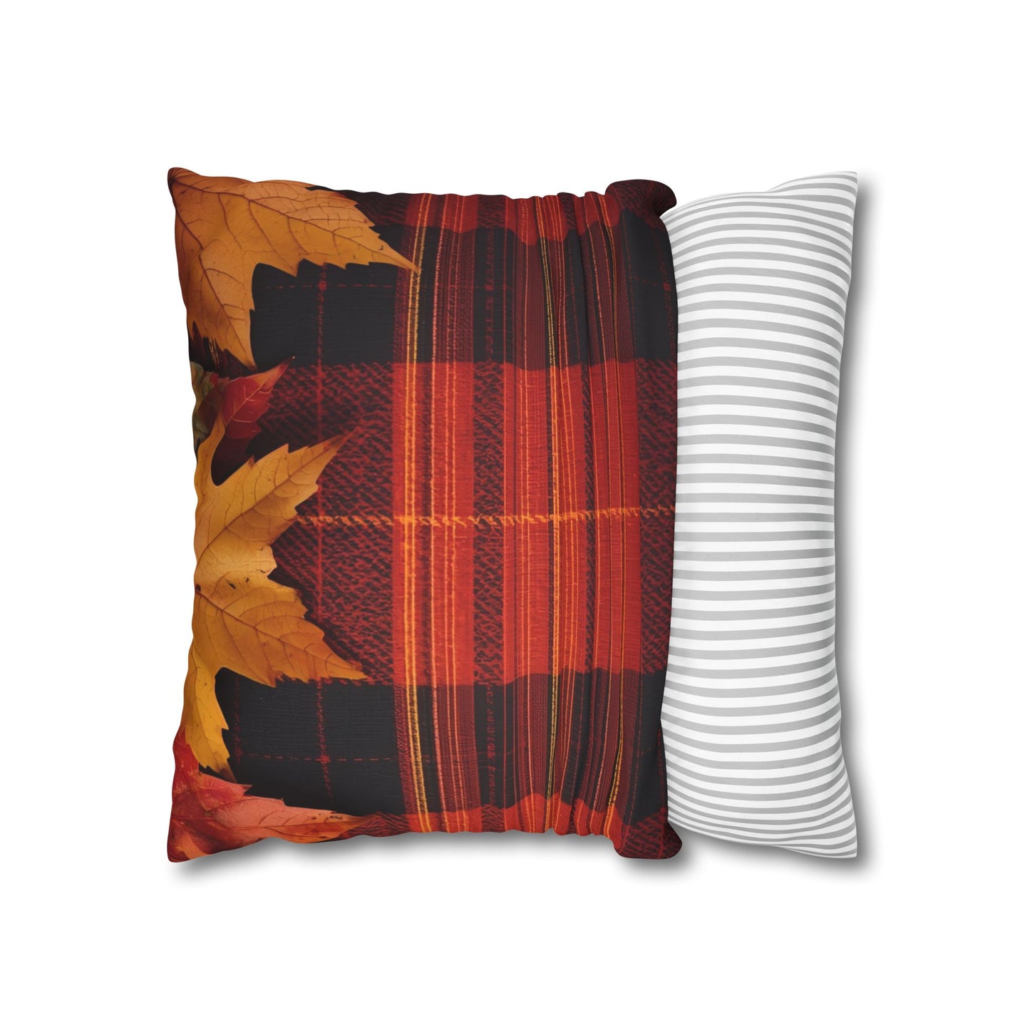 Autumn Plaid Pillowcase Decorative Cushion Cover