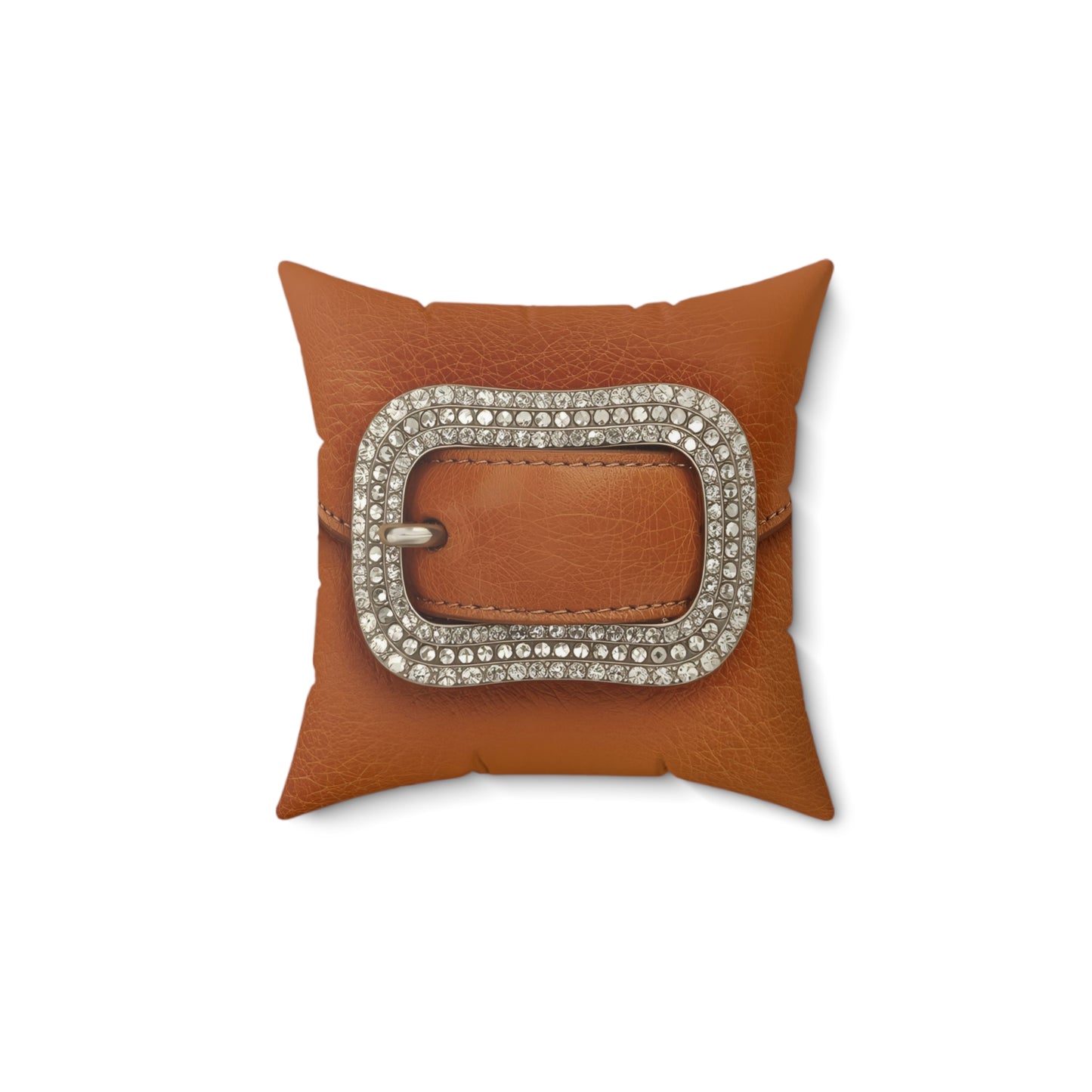 Chic Buckle Accent Decorative Pillow | Cozy Home Decor, Book Nook, Gift for Home, Living Room Accent, Cubicle Decor