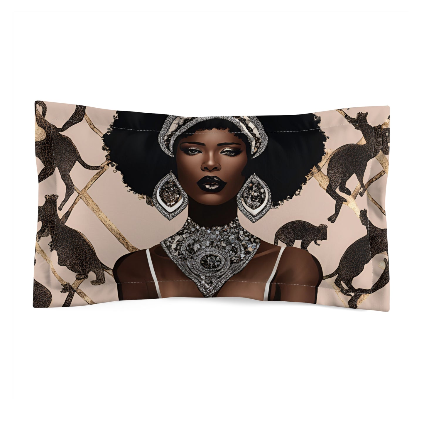 Nubian Goddess Sunshine Pillow Sham