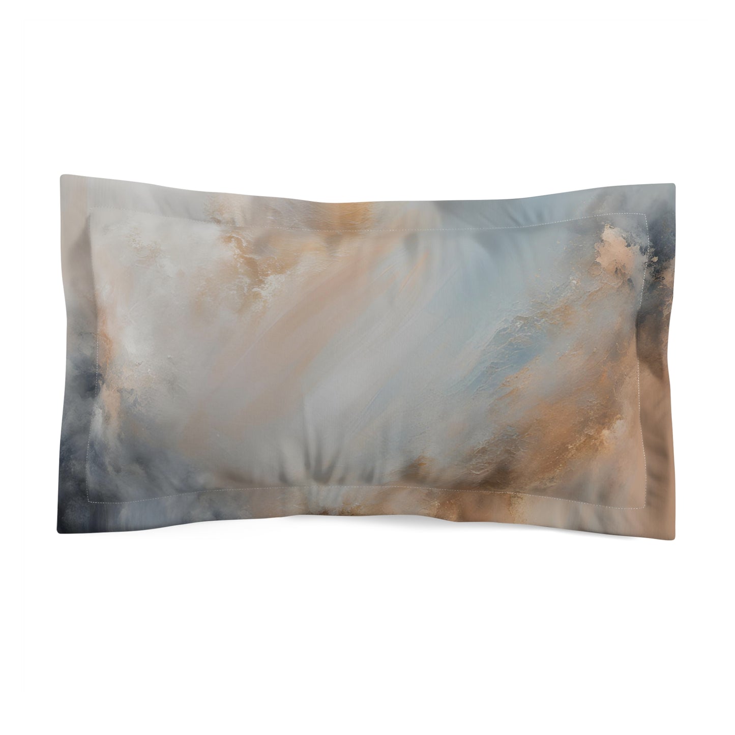 Smoke Abstract Microfiber Pillow Sham