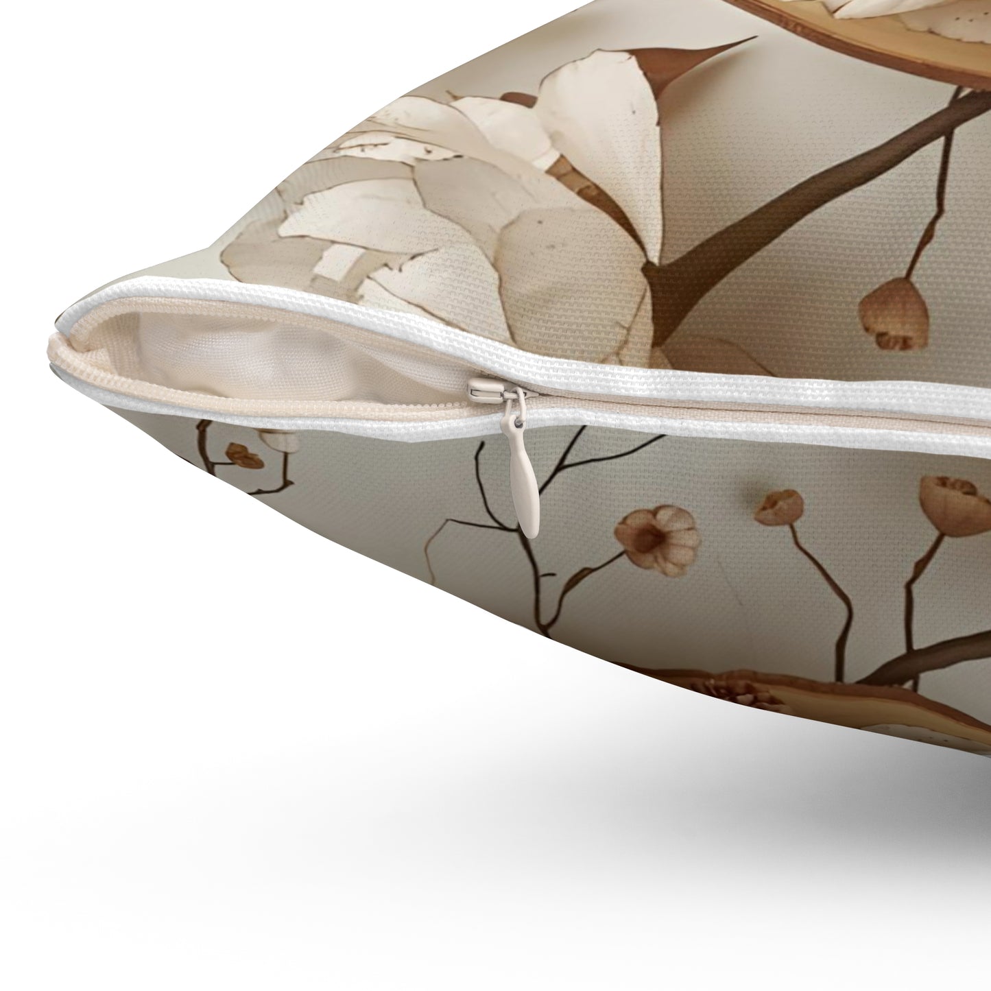 Vintage Floral Accent Pillow