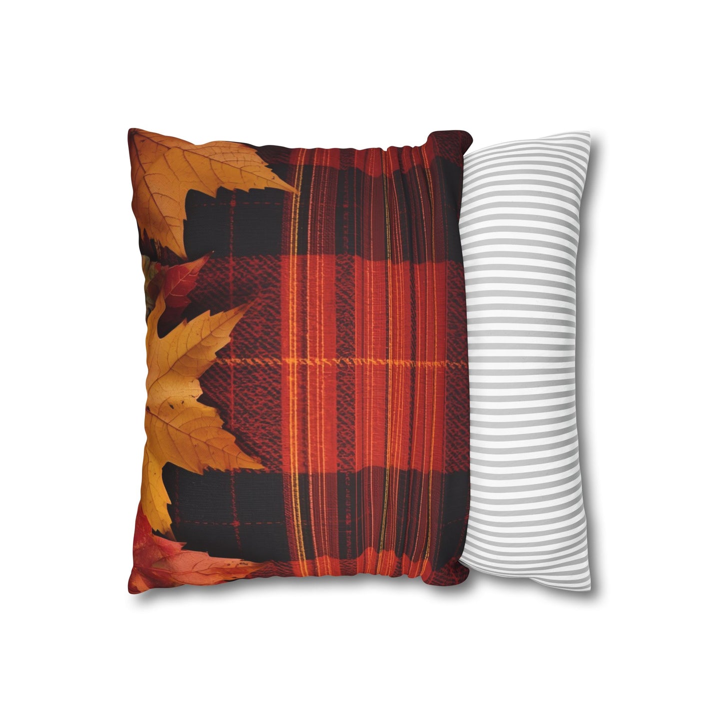 Autumn Plaid Pillowcase Decorative Cushion Cover