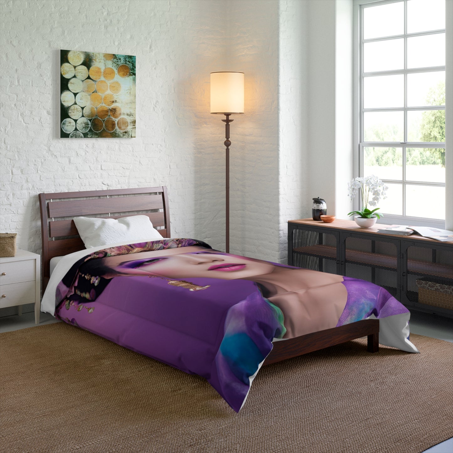 Bohemian Floral Comforter
