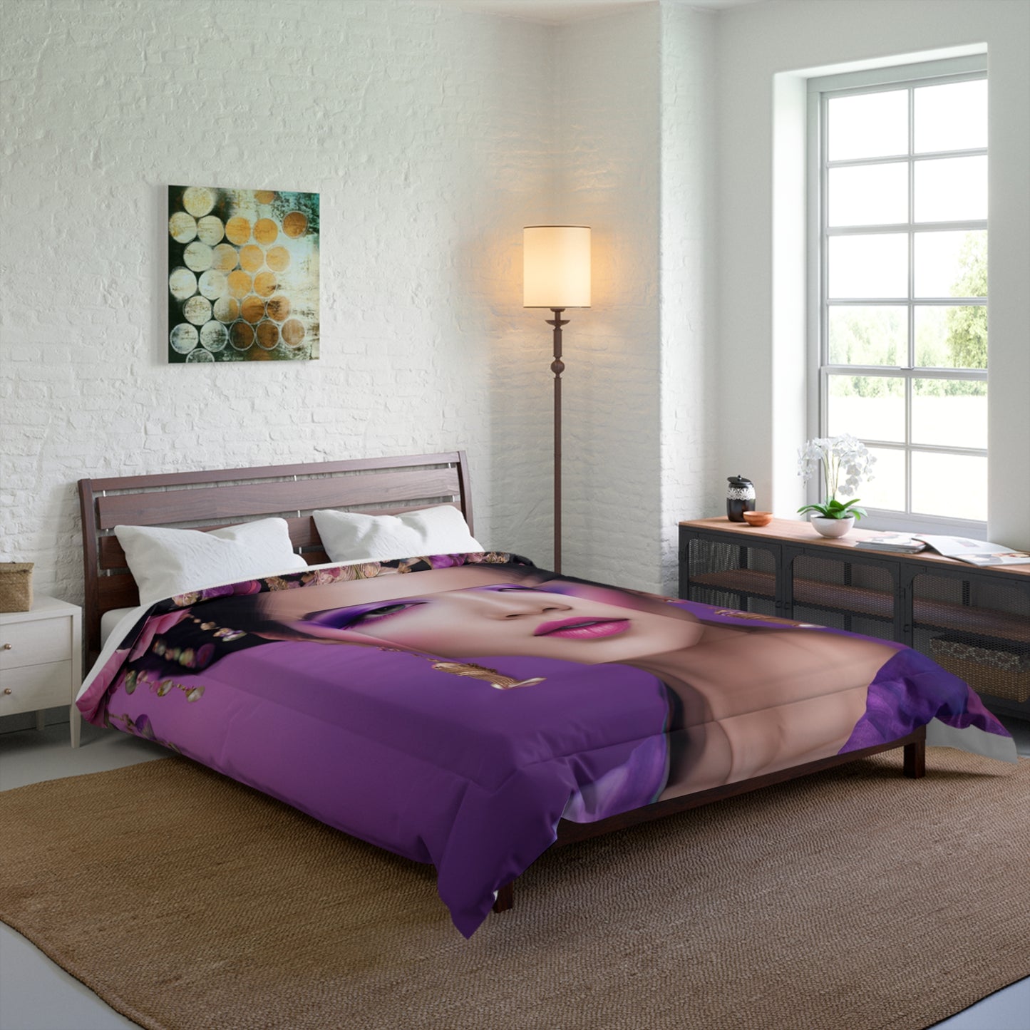 Bohemian Floral Comforter