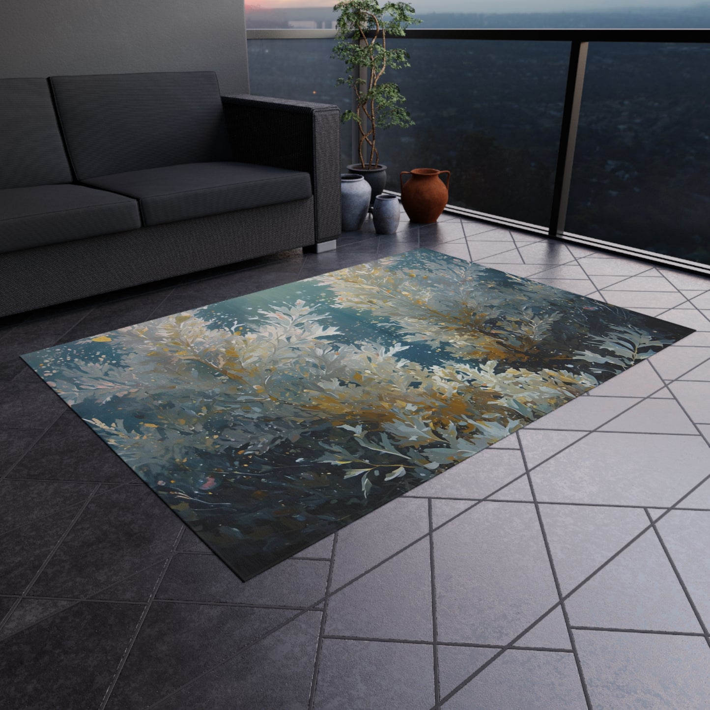Serene Sea Moss Rug Coastal Indoor/Outdoor Rug