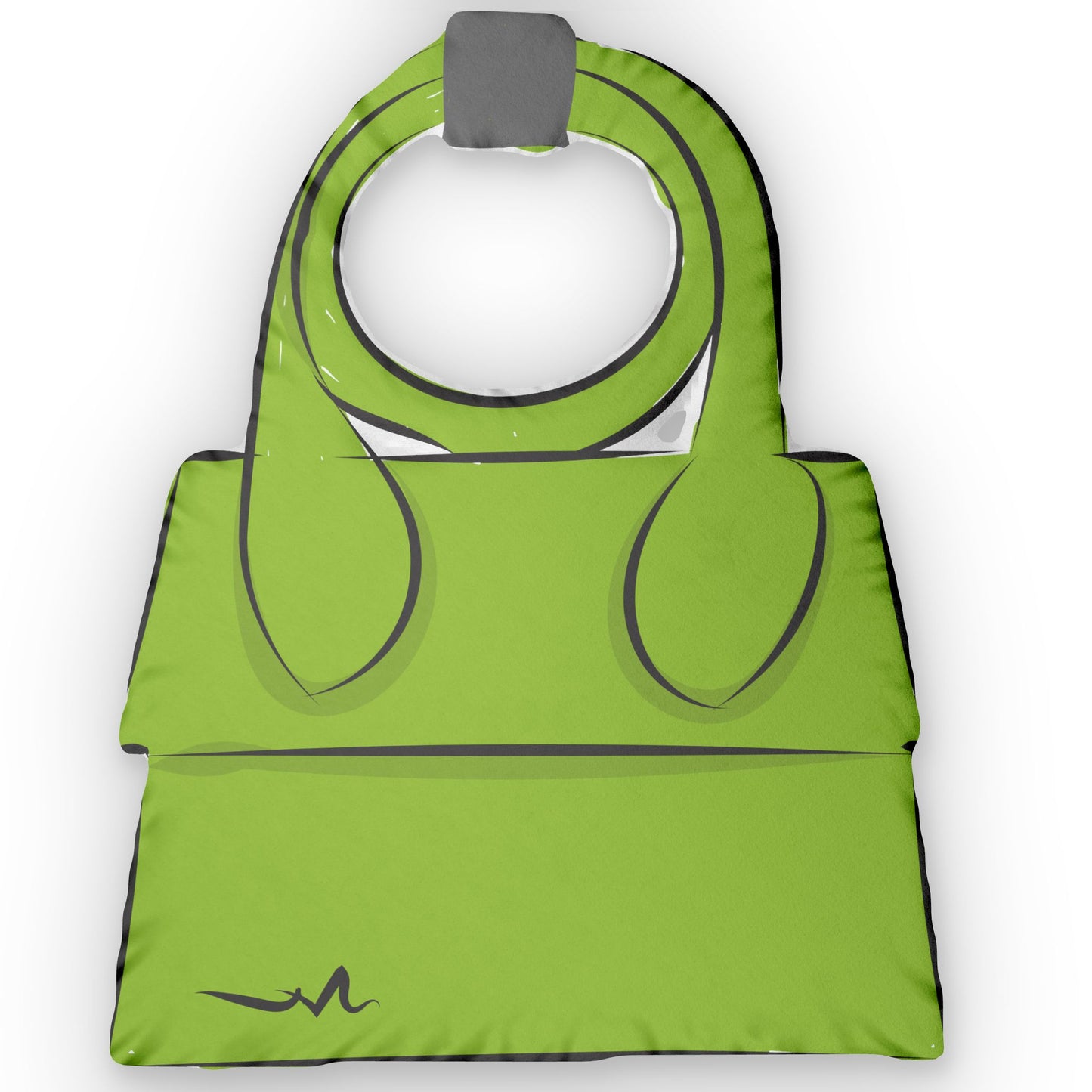 Pea Green Purse Pillow