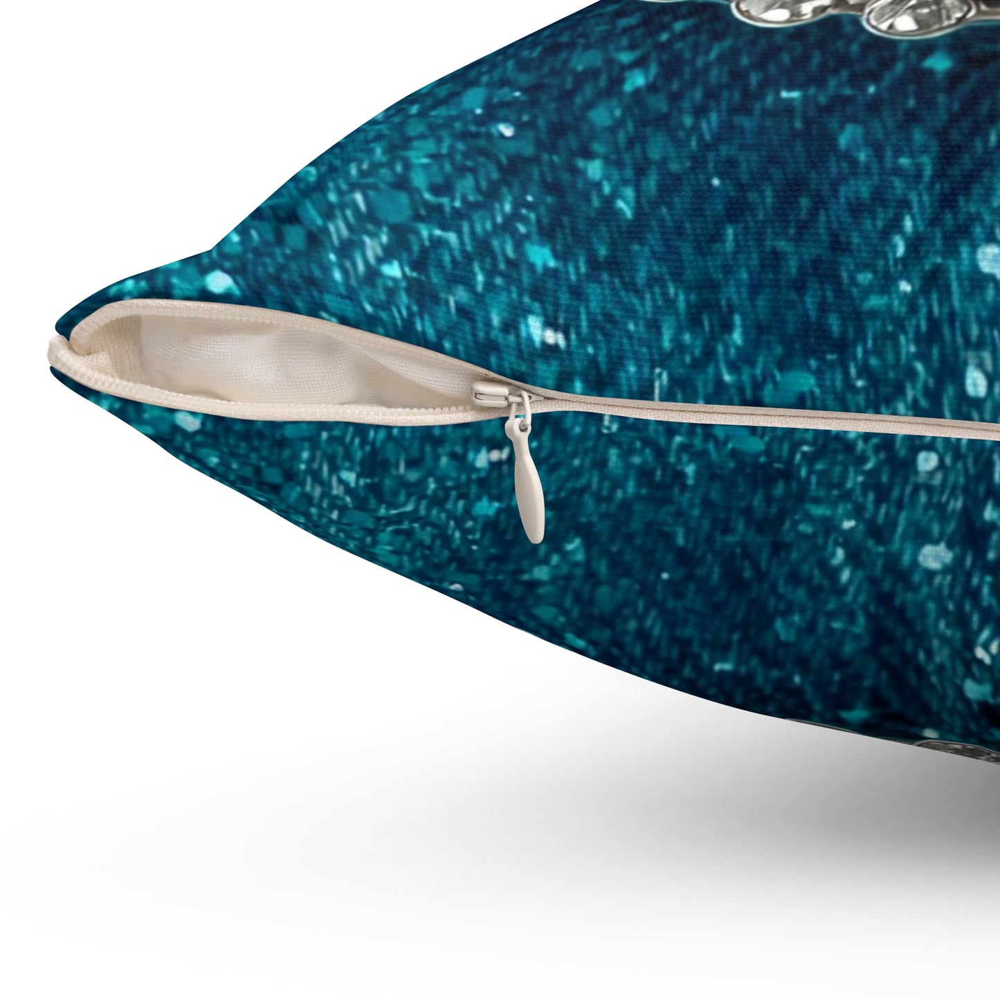 Glamorous Rhinestone Buckle Pillow | Decorative Throw Pillow, Luxury Home Decor, Cubicle Decor, Fashion-Inspired Gift, Book Nookn