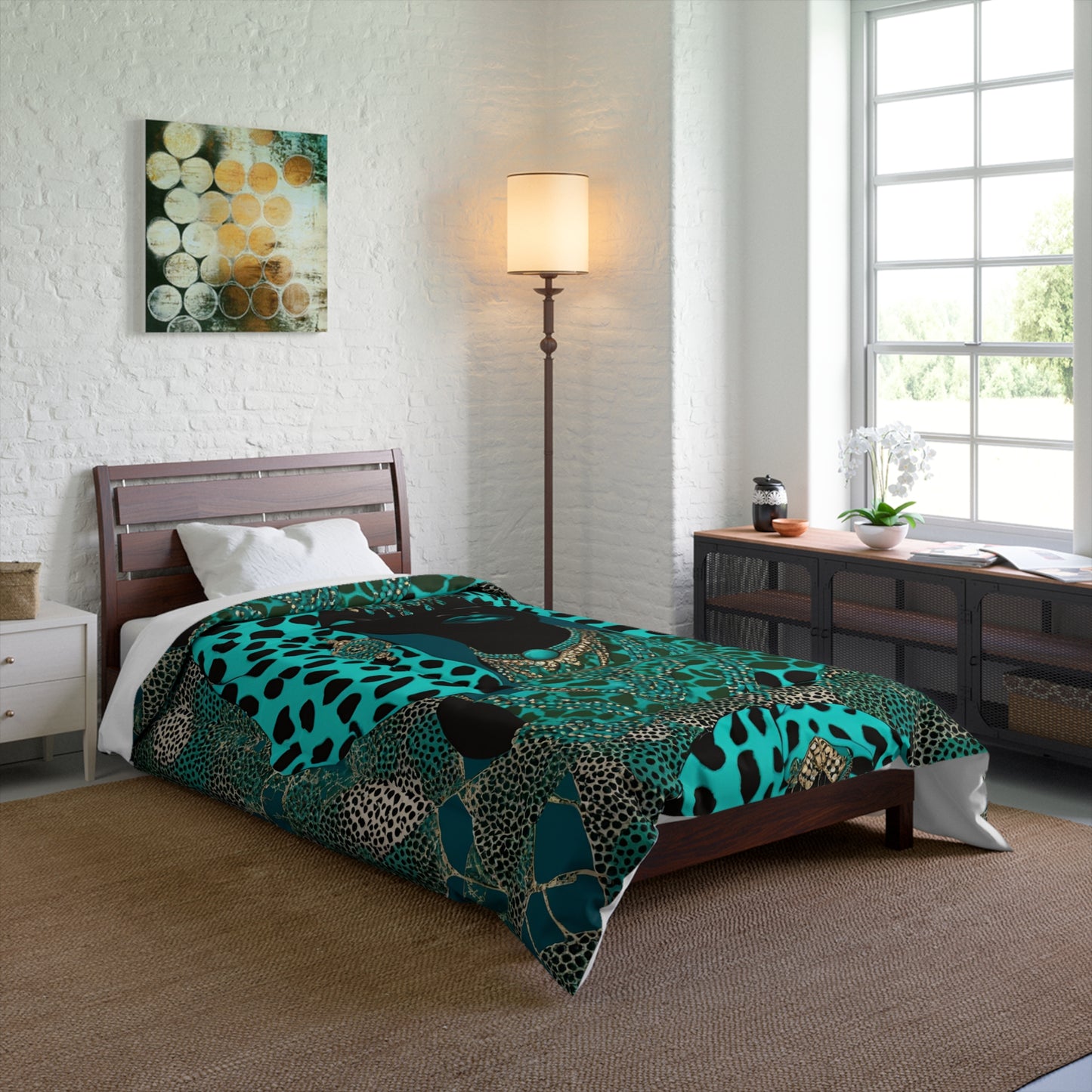 Midnight Safari Oasis Comforter