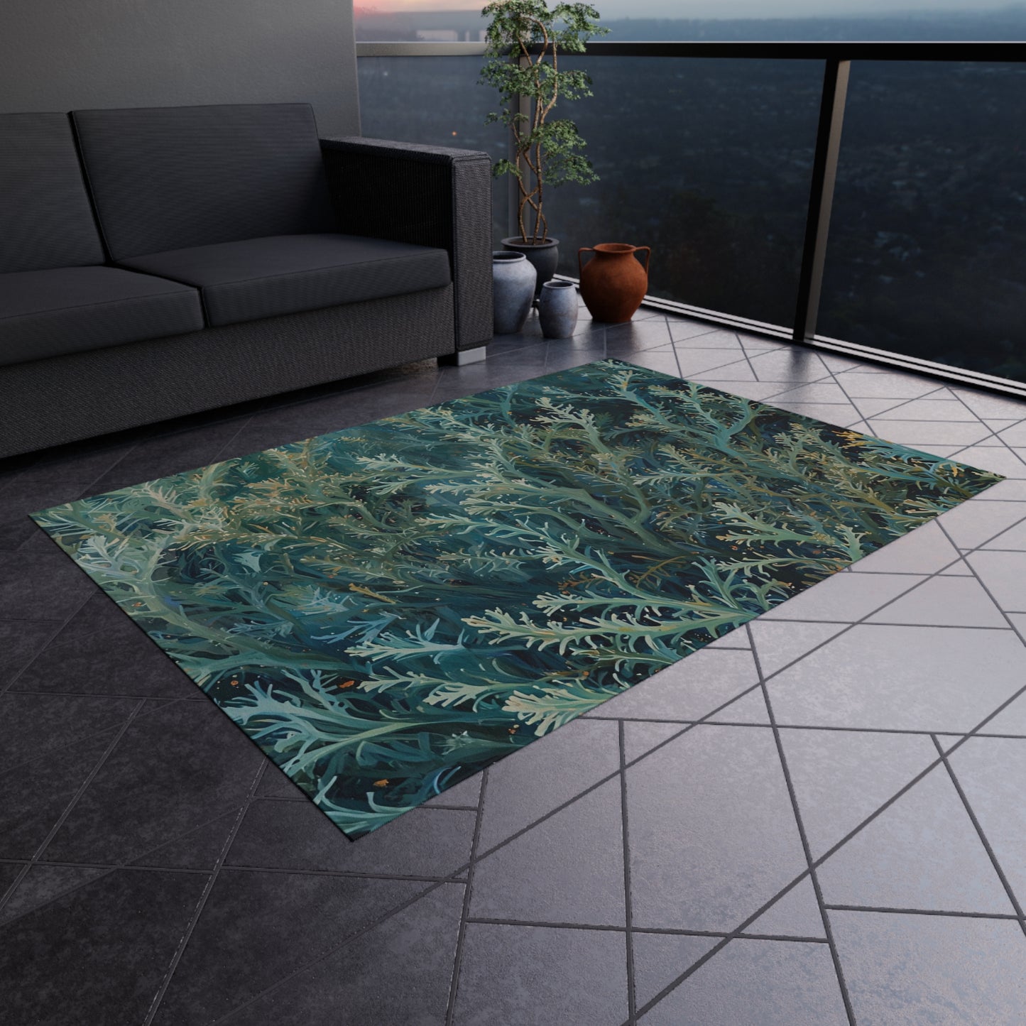 Sea Moss Rug Sea Scape Indoor/Outdoor Rug