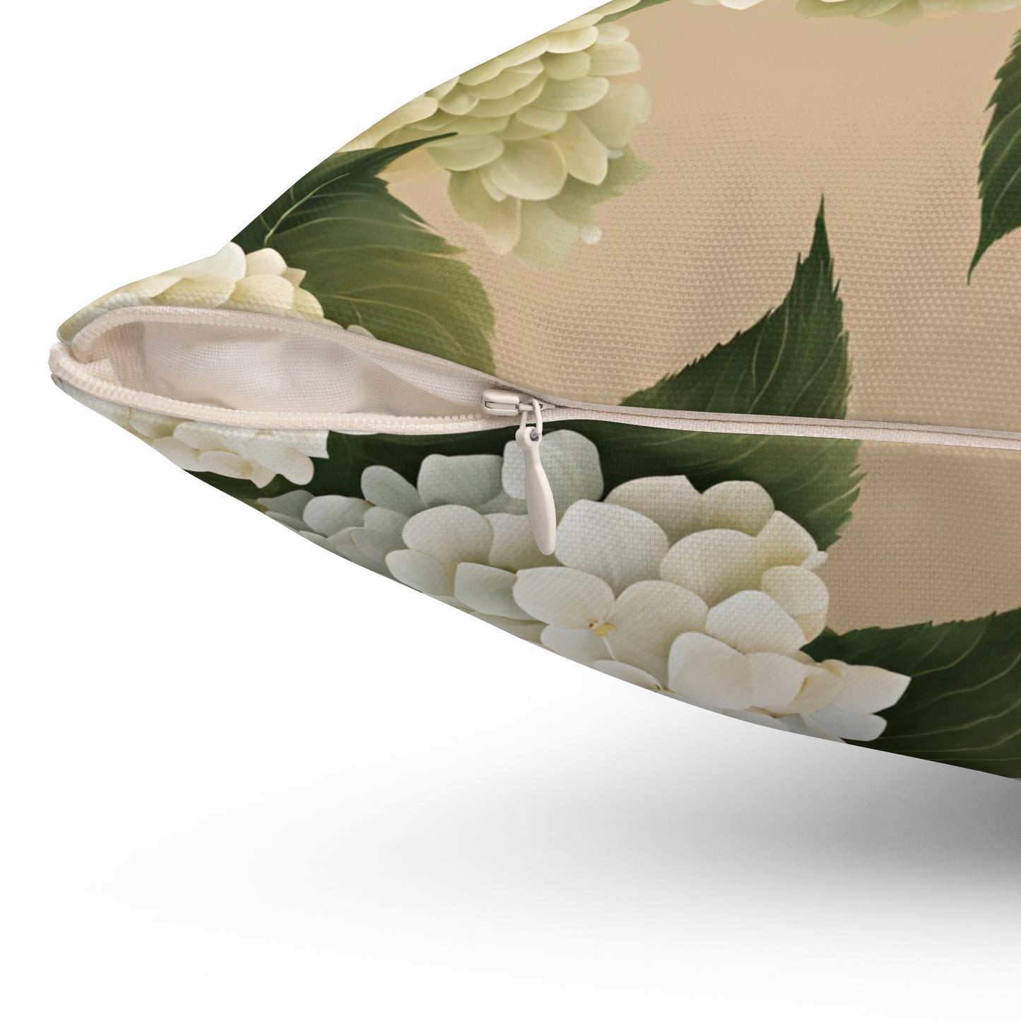 Elegant Floral Decorative Pillow - Hydrangea Design