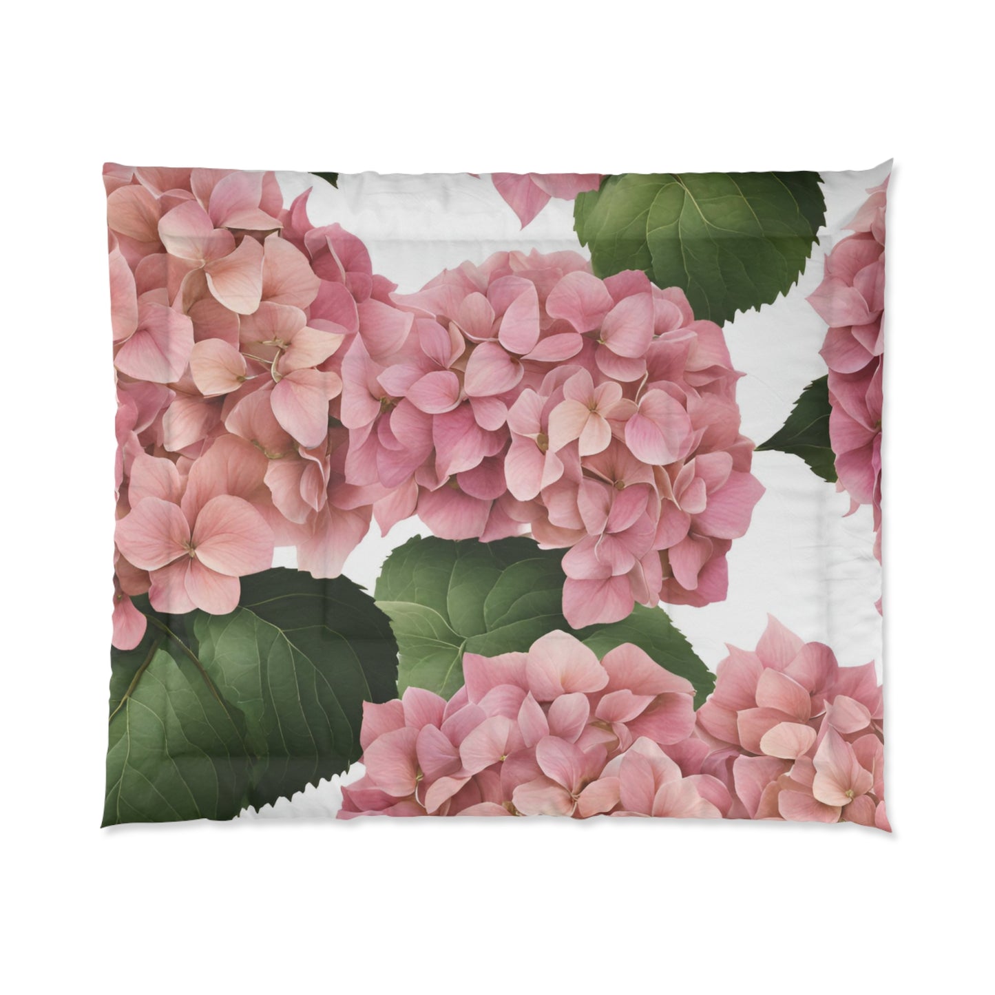 Elegant Pink Floral Comforter