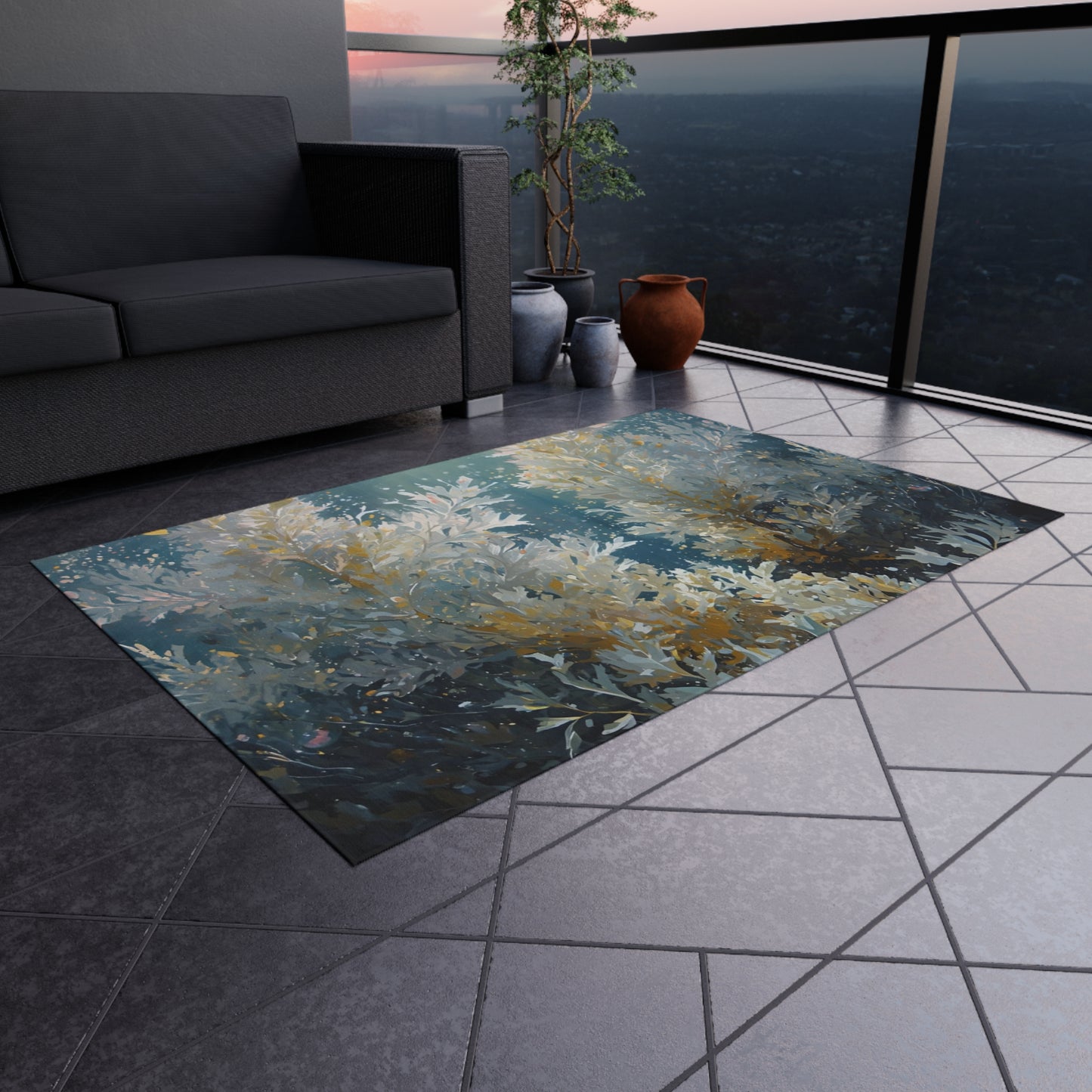 Serene Sea Moss Rug Coastal Indoor/Outdoor Rug