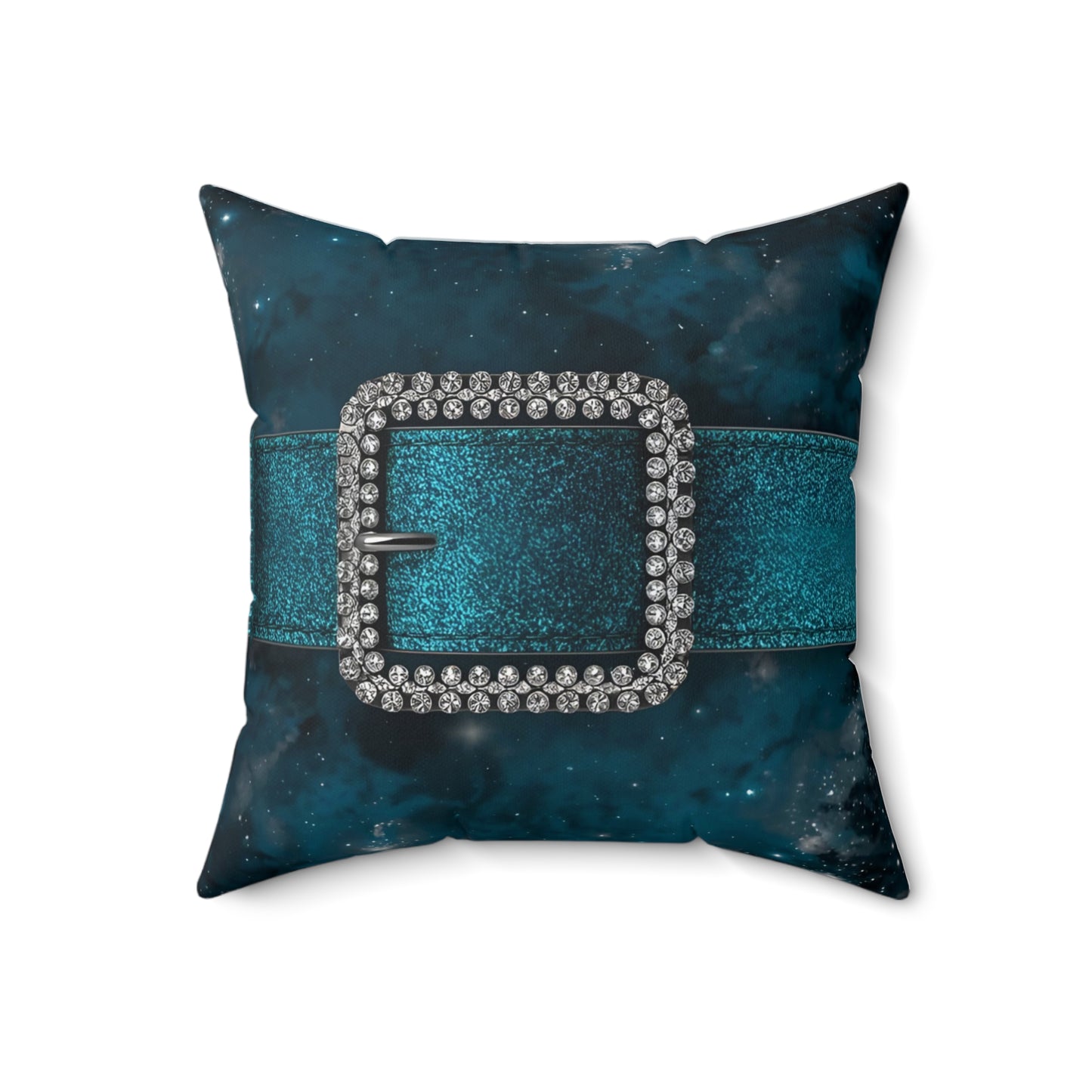Glamorous Belt Buckle Decorative Pillow, Living Room Decor, Home Cushion, Gift for Her, Luxe Throw Pillow, Birthday Gift, Accent Pillows