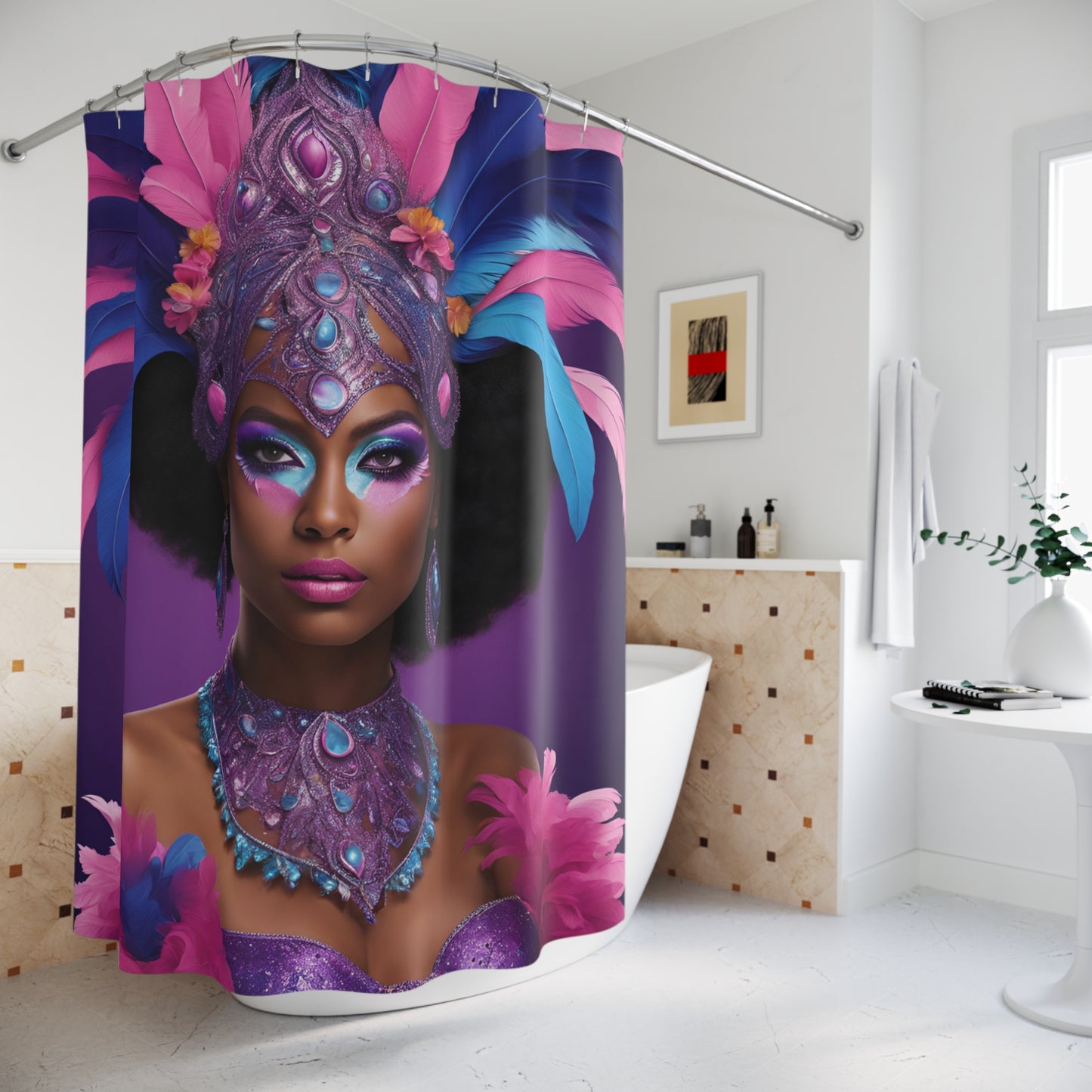 Vibrant Carnival Shower Curtain