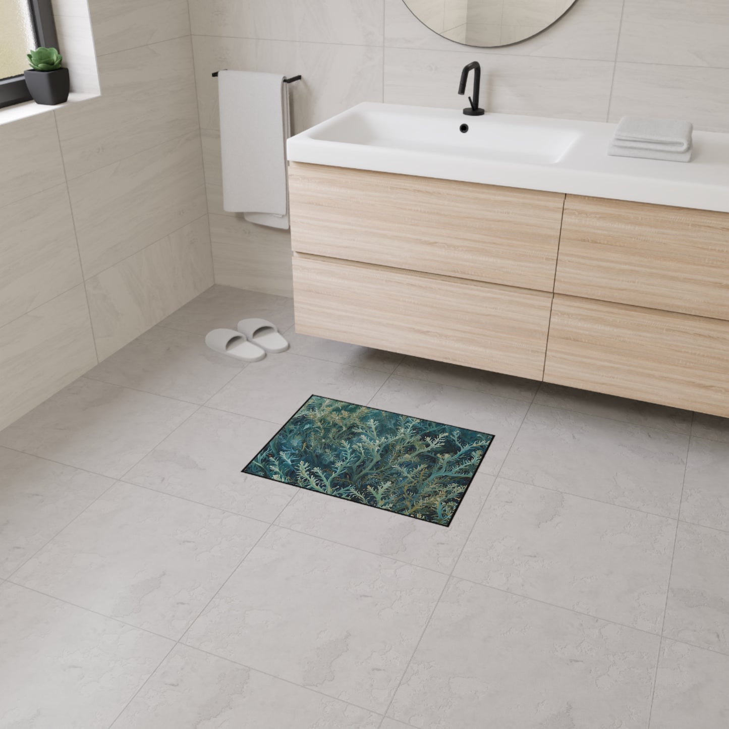 Sea Moss Rug Seascape Rug Heavy Duty Floor Mat