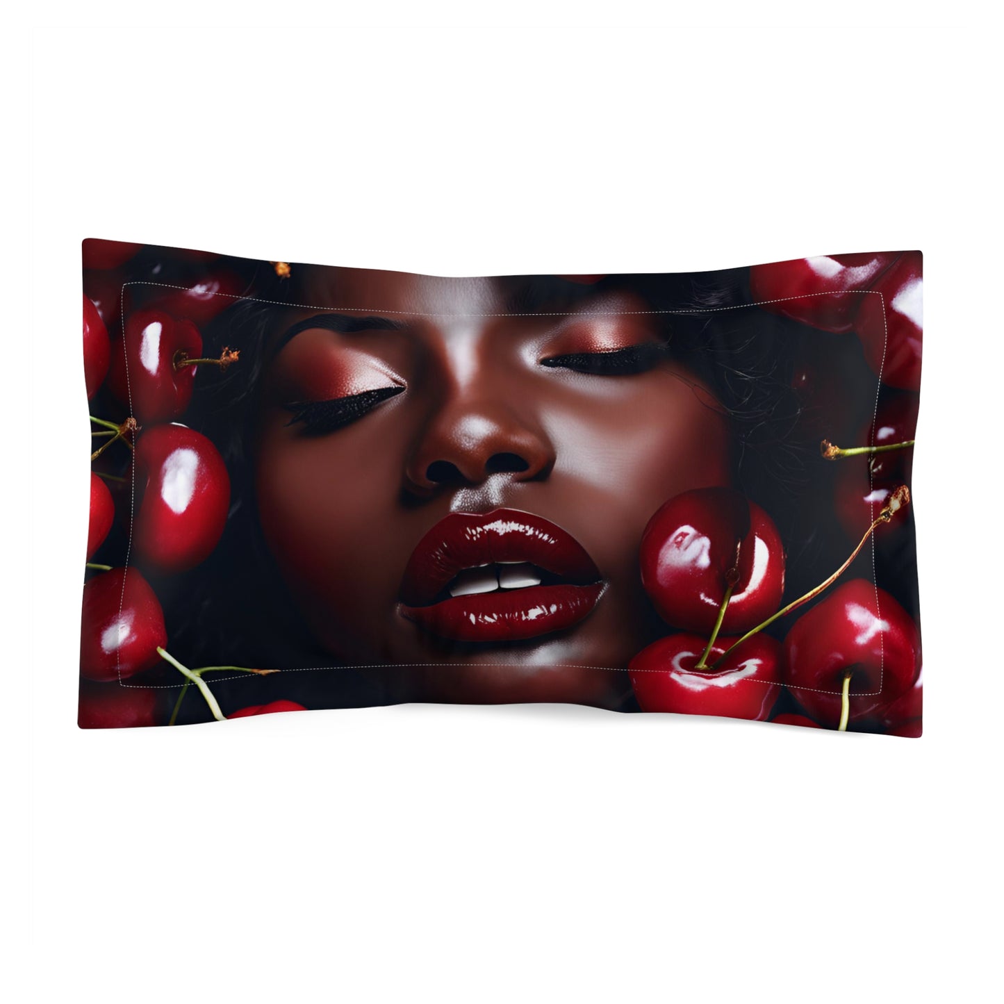 Cherry Fantasy Microfiber Pillow Sham