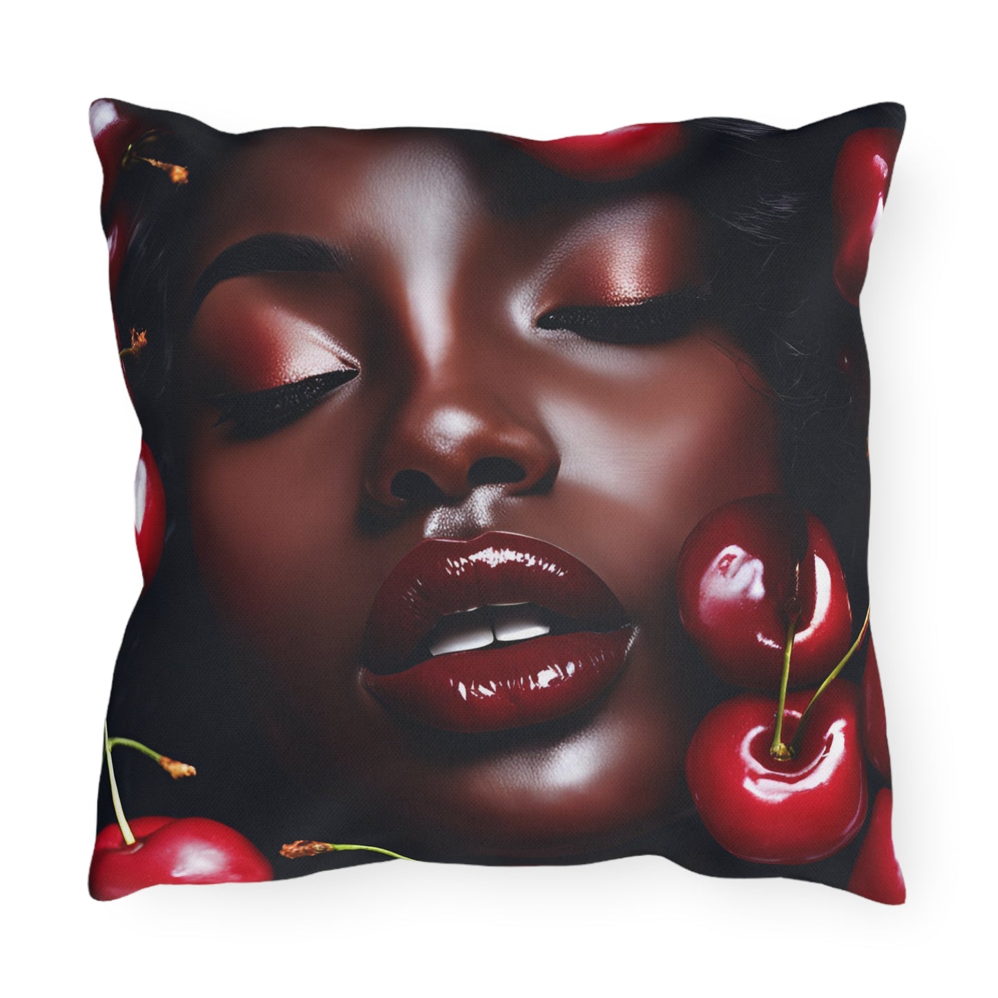 Cherry Fantasy Outdoor Pillows