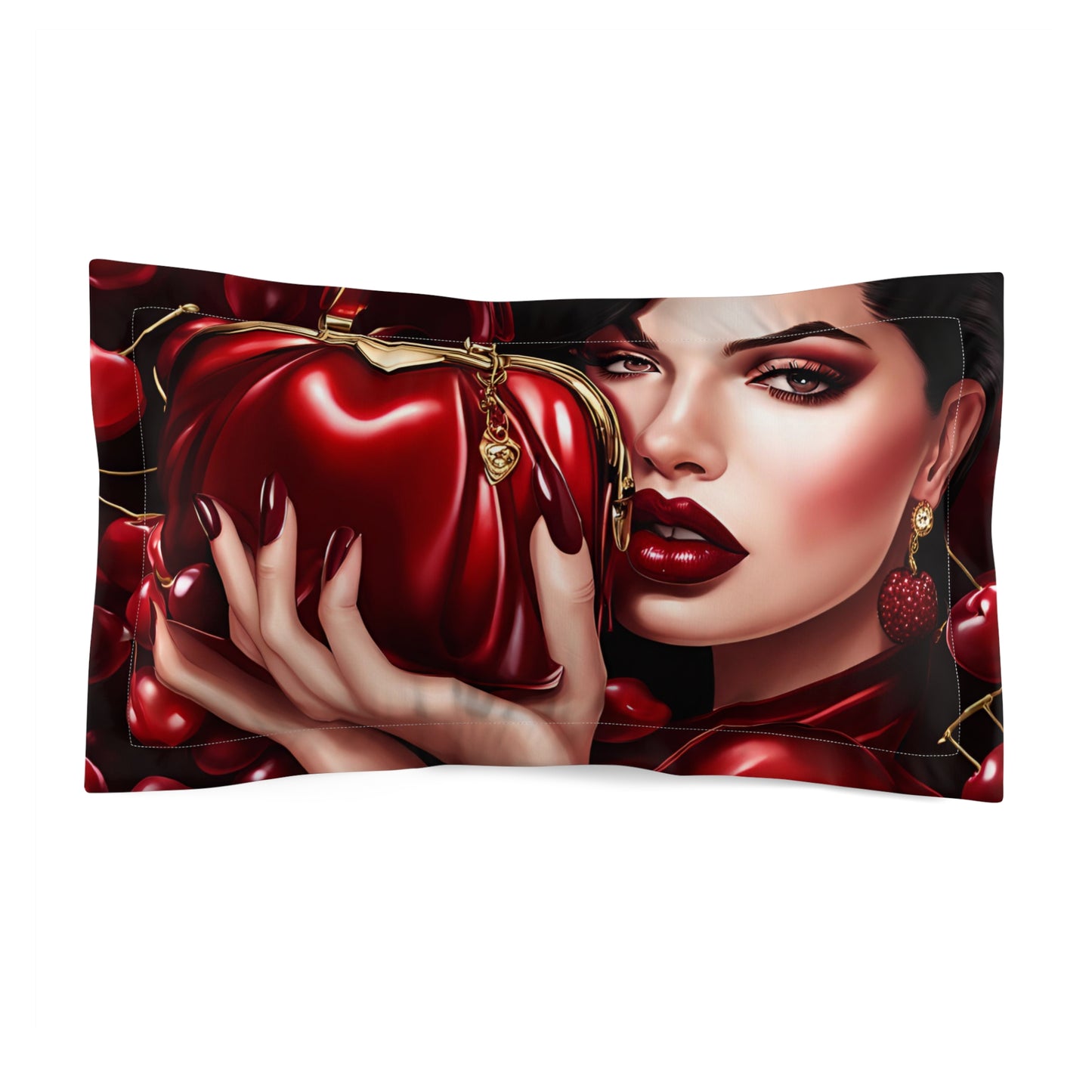 Poison Cherry Microfiber Pillow Sham