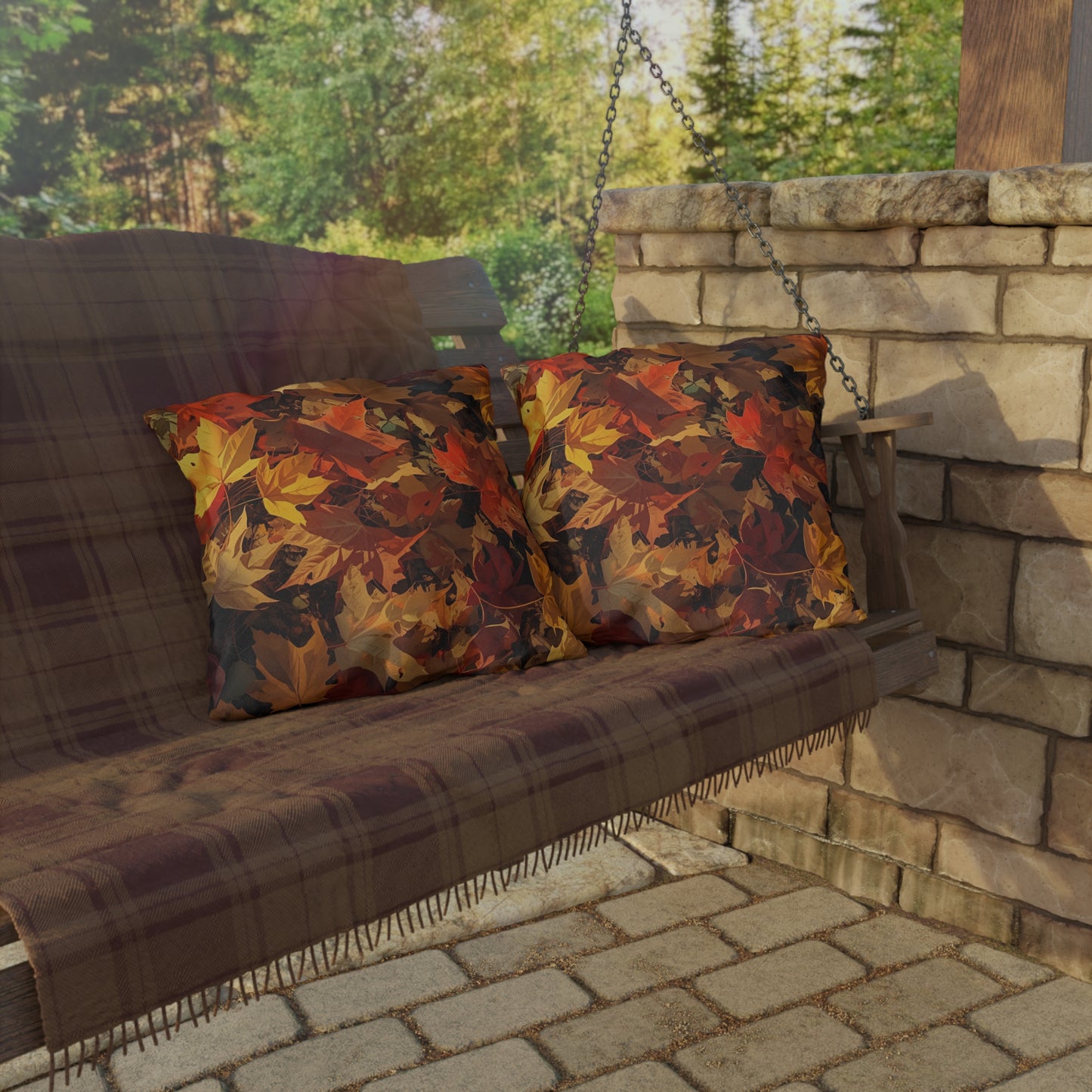 Autumn Leaves Outdoor Pillows Covers