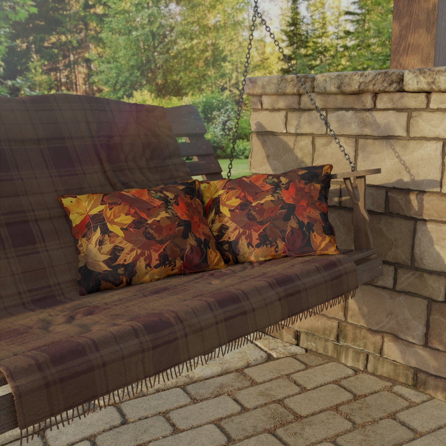 Autumn Leaves Outdoor Pillows Covers