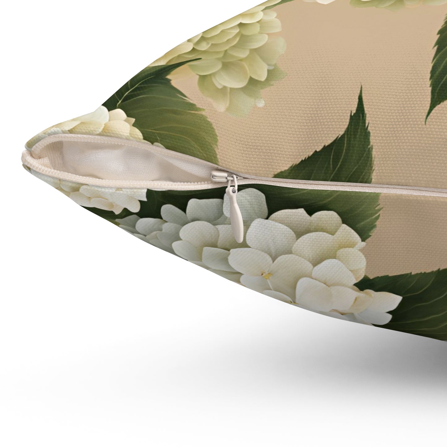 Elegant Floral Decorative Pillow - Hydrangea Design