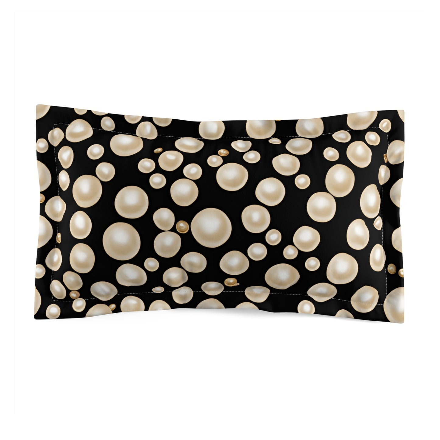 Midnight Pearls Pillow Sham