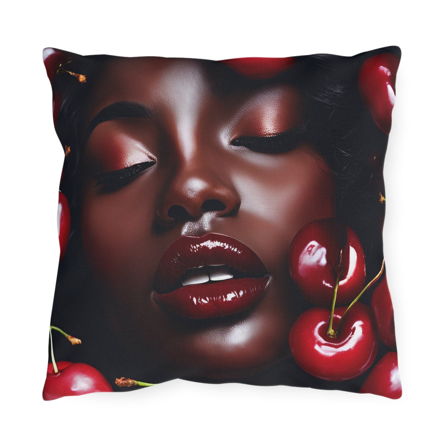 Cherry Fantasy Outdoor Pillows