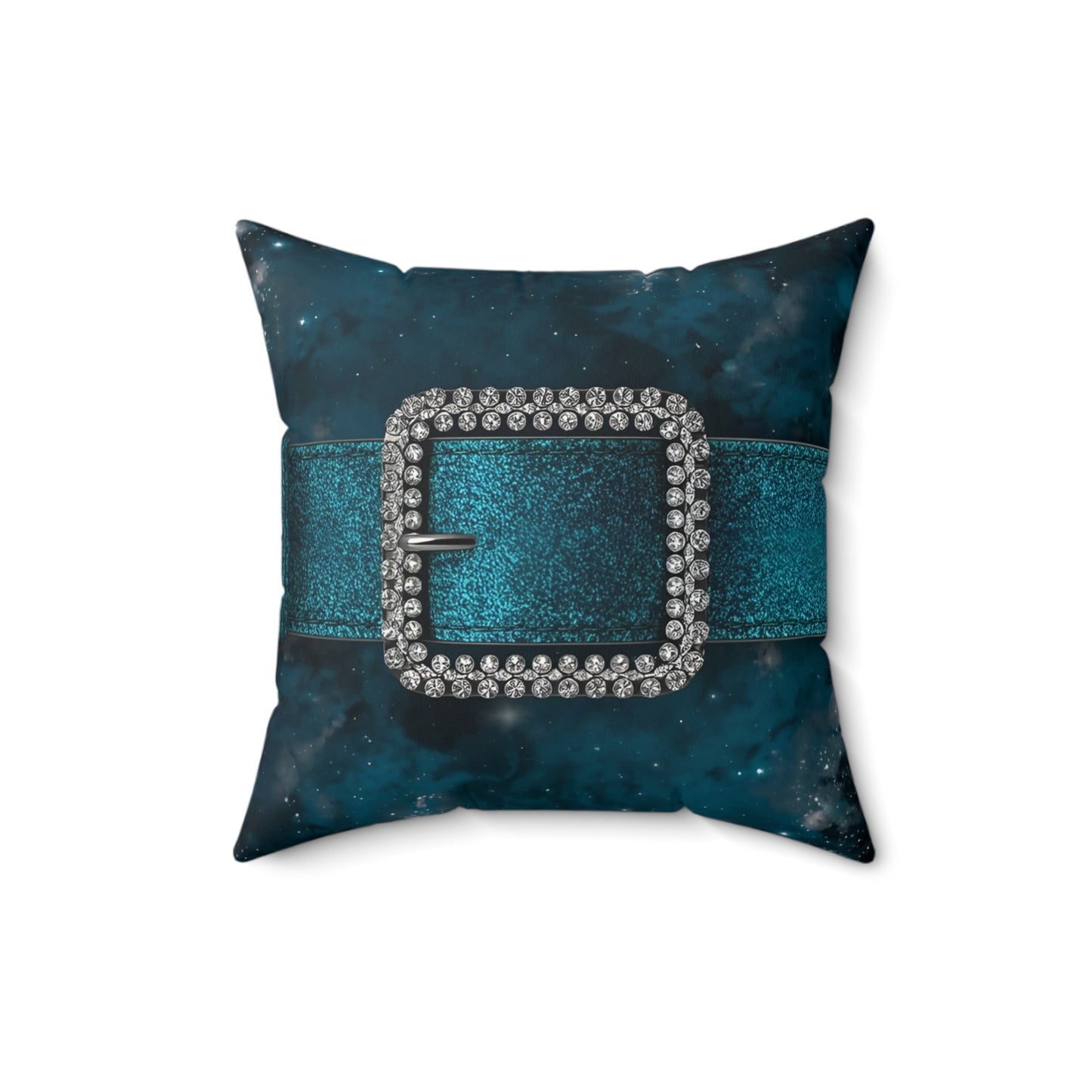 Glamorous Belt Buckle Decorative Pillow, Living Room Decor, Home Cushion, Gift for Her, Luxe Throw Pillow, Birthday Gift, Accent Pillows