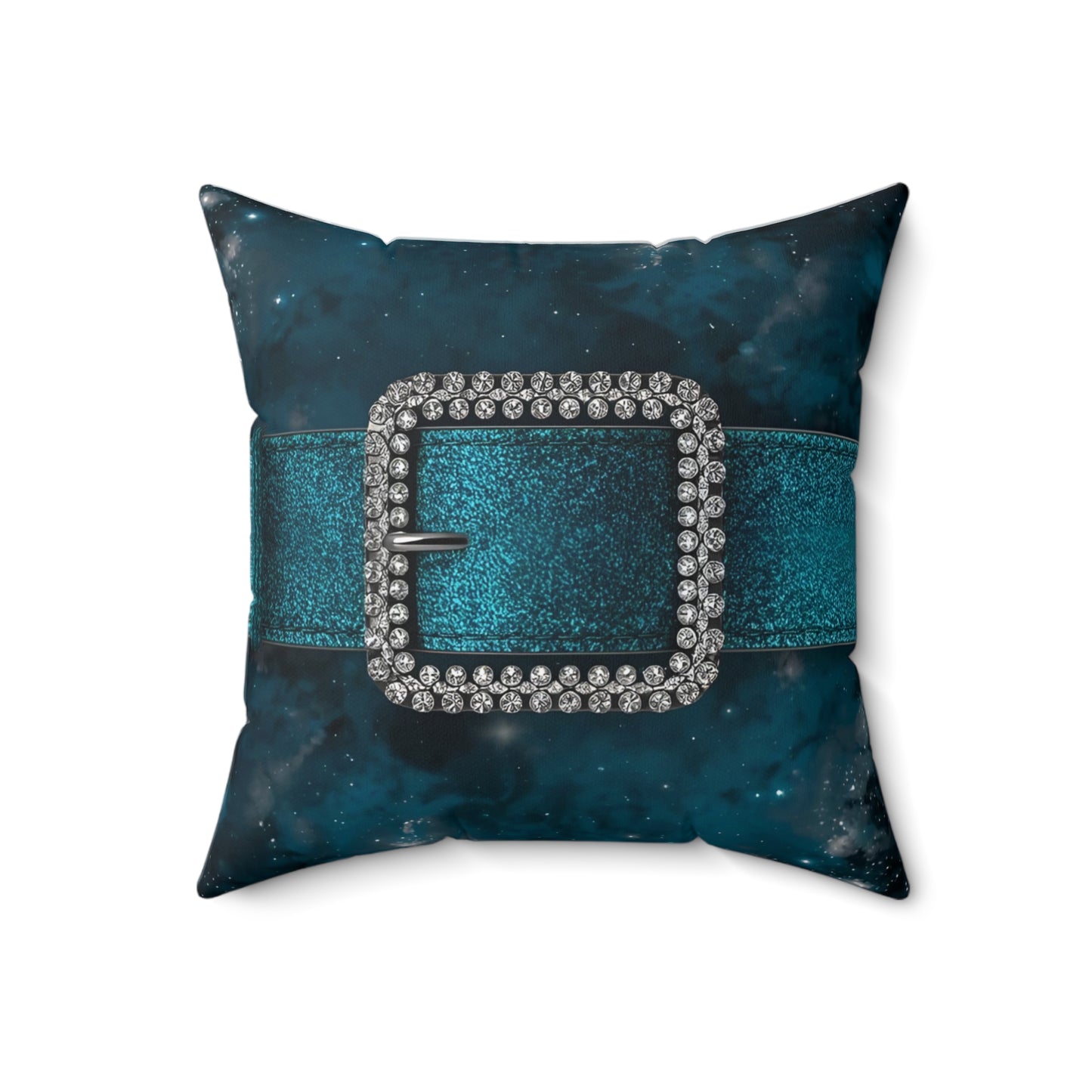 Glamorous Belt Buckle Decorative Pillow, Living Room Decor, Home Cushion, Gift for Her, Luxe Throw Pillow, Birthday Gift, Accent Pillows
