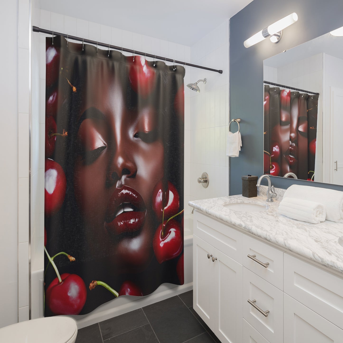 Cherry Fantasy Shower Curtains