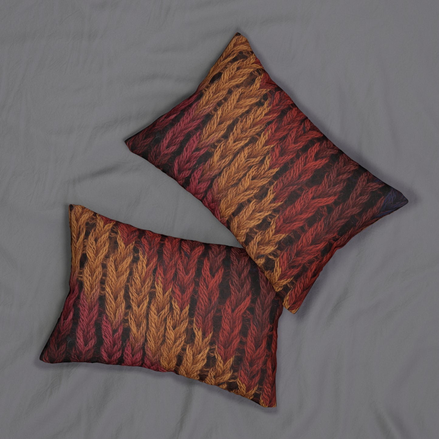 Cozy Knit Lumbar Pillow