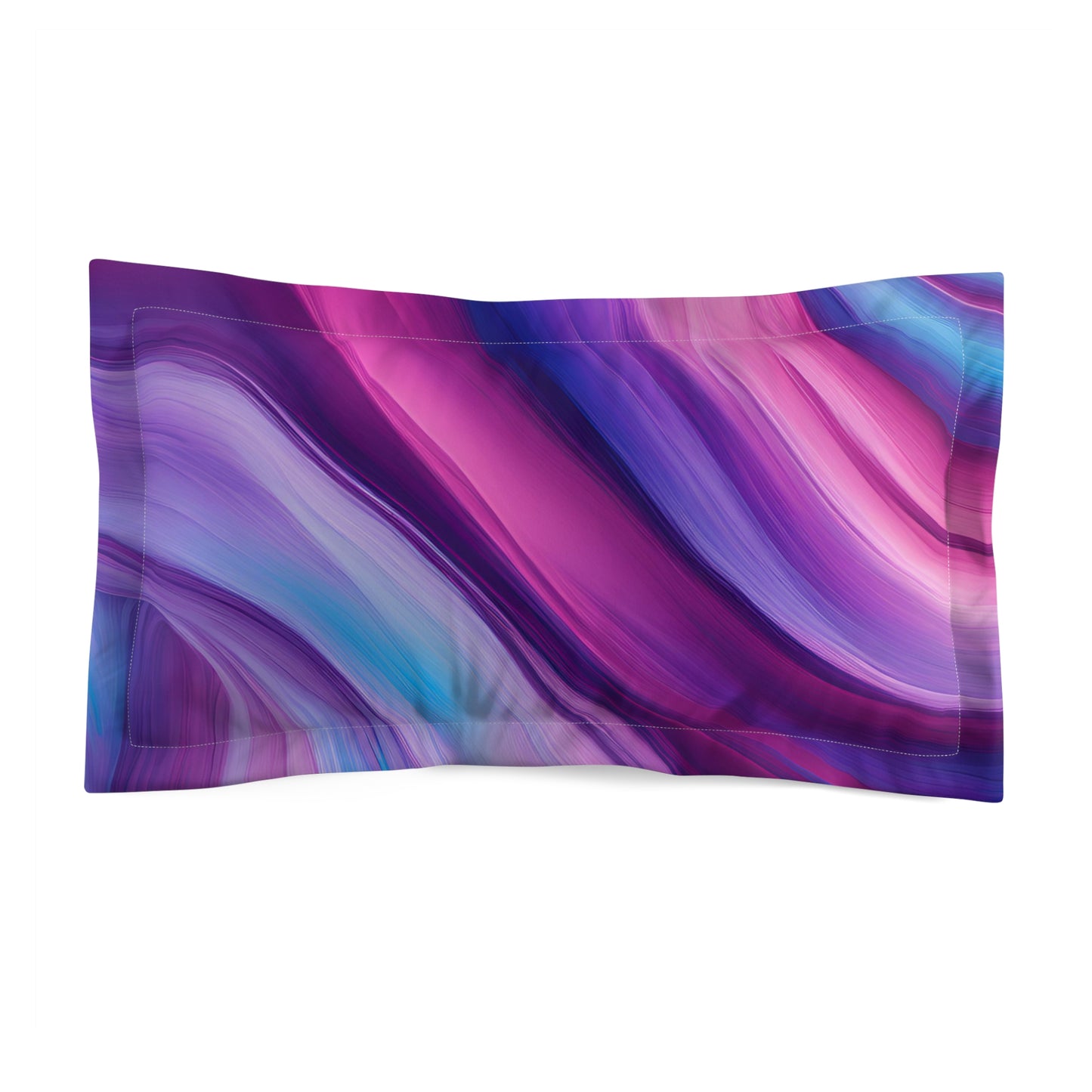 Vibrant Gradient Microfiber Pillow Sham