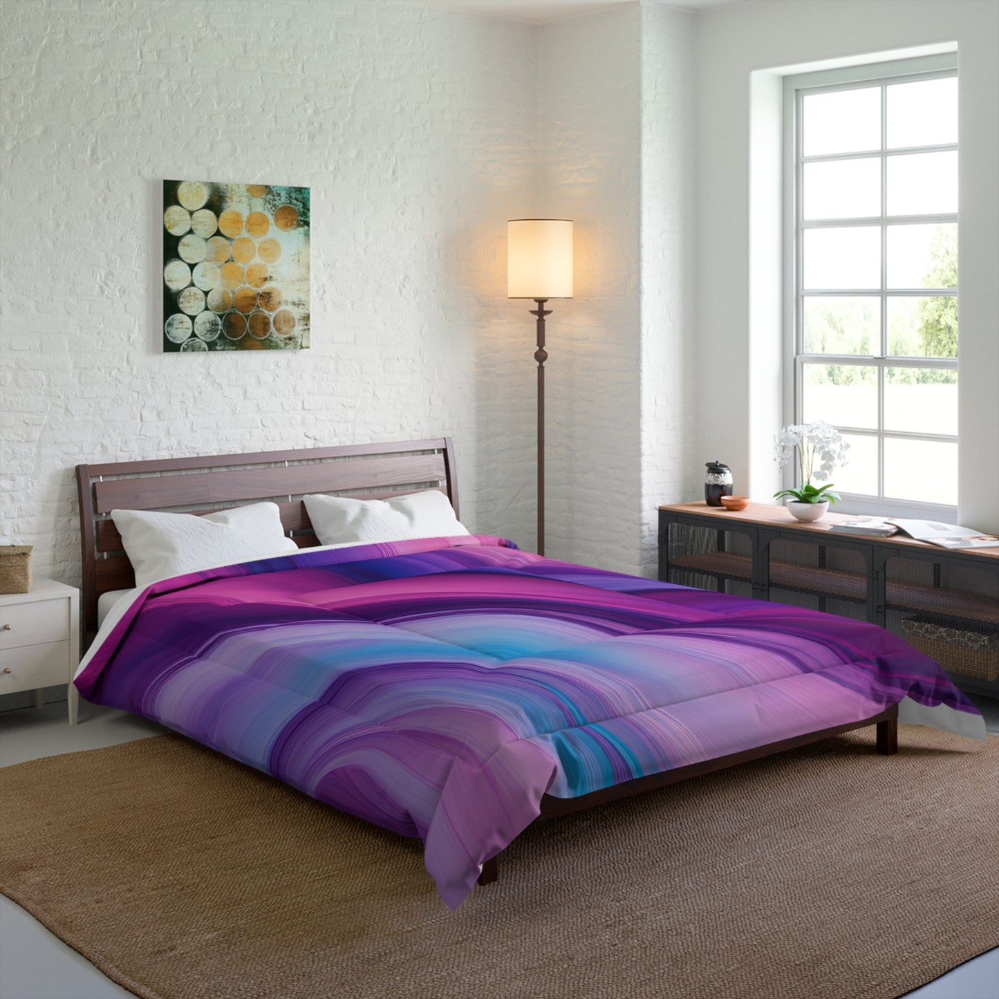 Vibrant Gradient Comforter