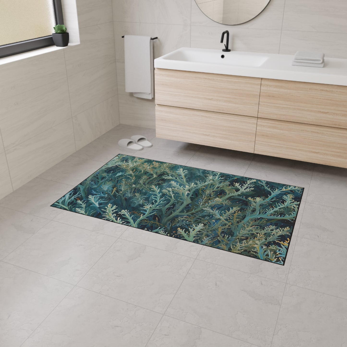 Sea Moss Rug Seascape Rug Heavy Duty Floor Mat